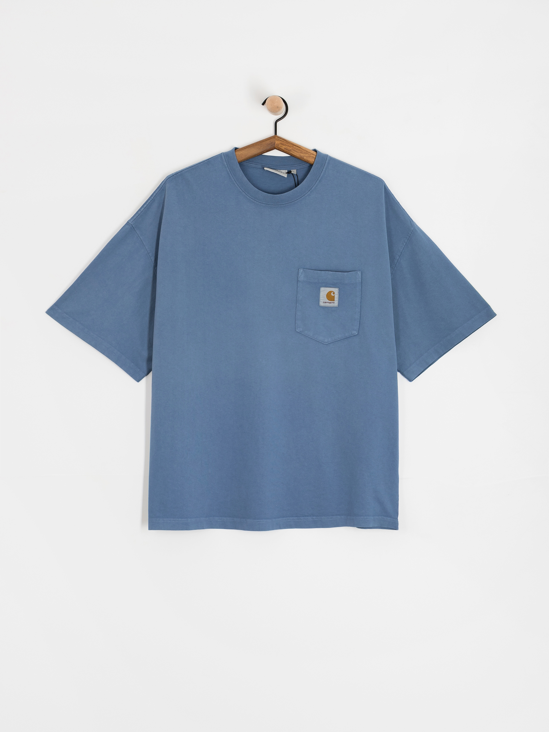 Carhartt WIP Hudson Pocket T-shirt (sorrent/chalk wash)