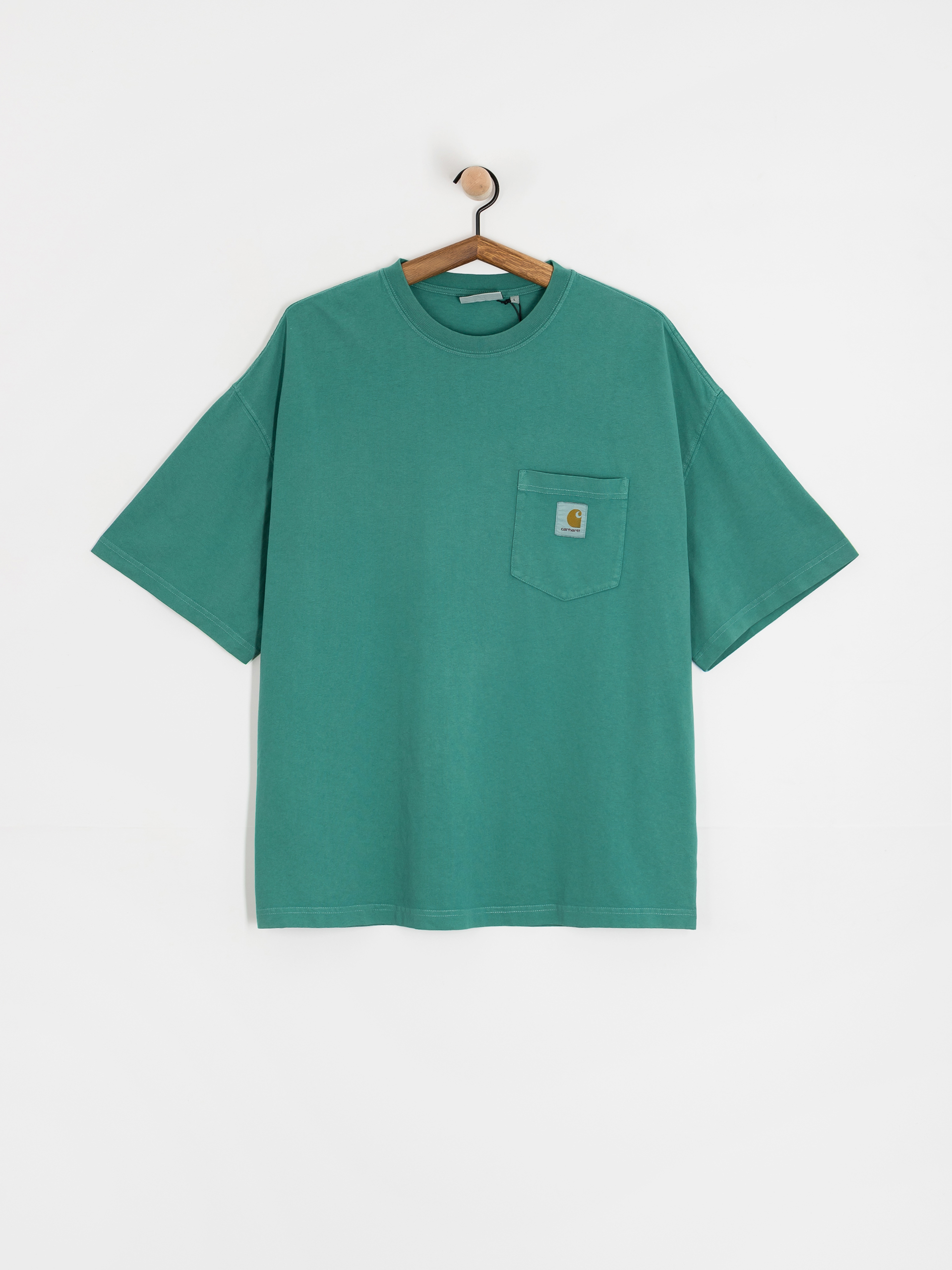 Carhartt WIP Hudson Pocket T-shirt (saguaro/chalk wash)