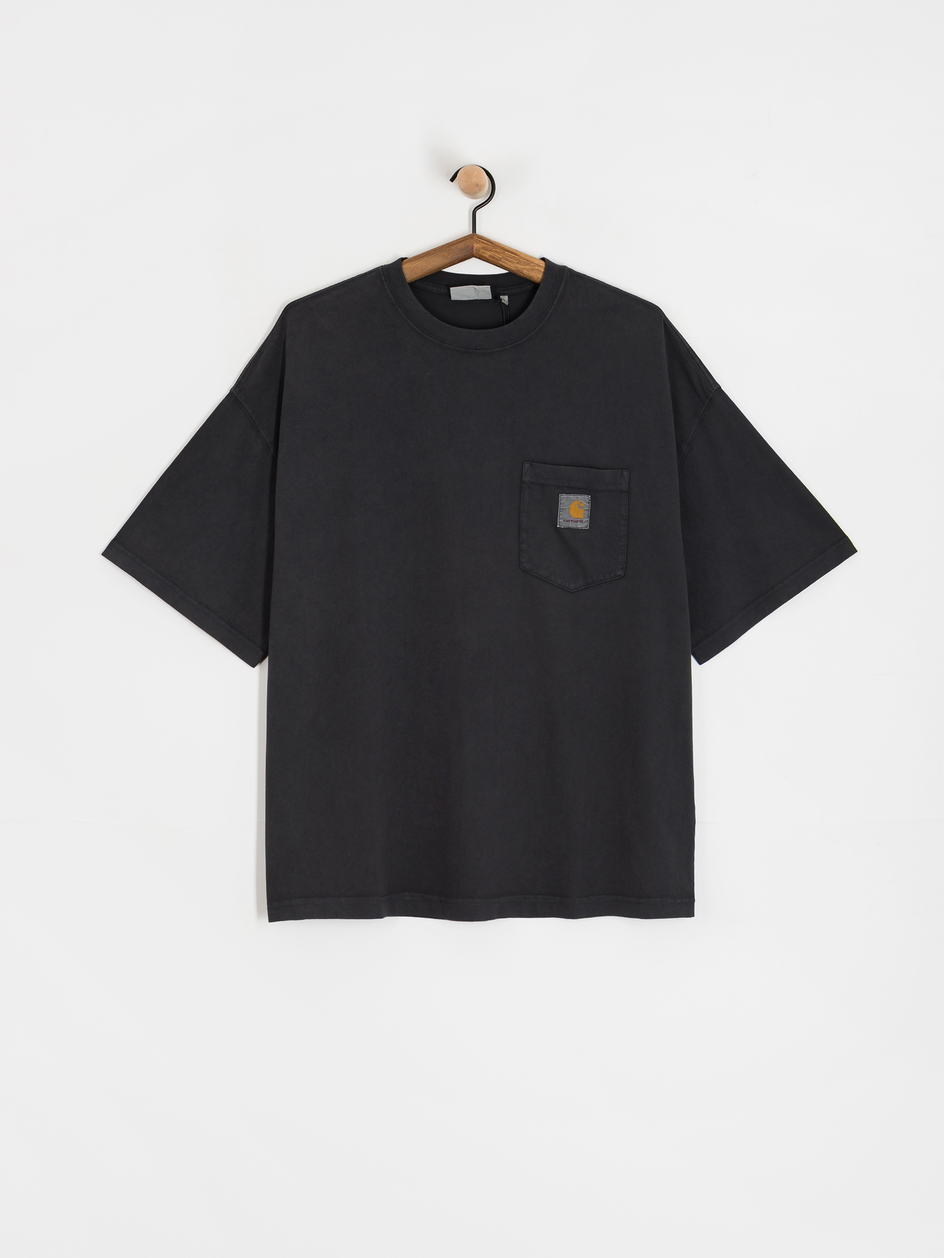 Carhartt WIP Hudson Pocket T-Shirt (black/chalk wash)