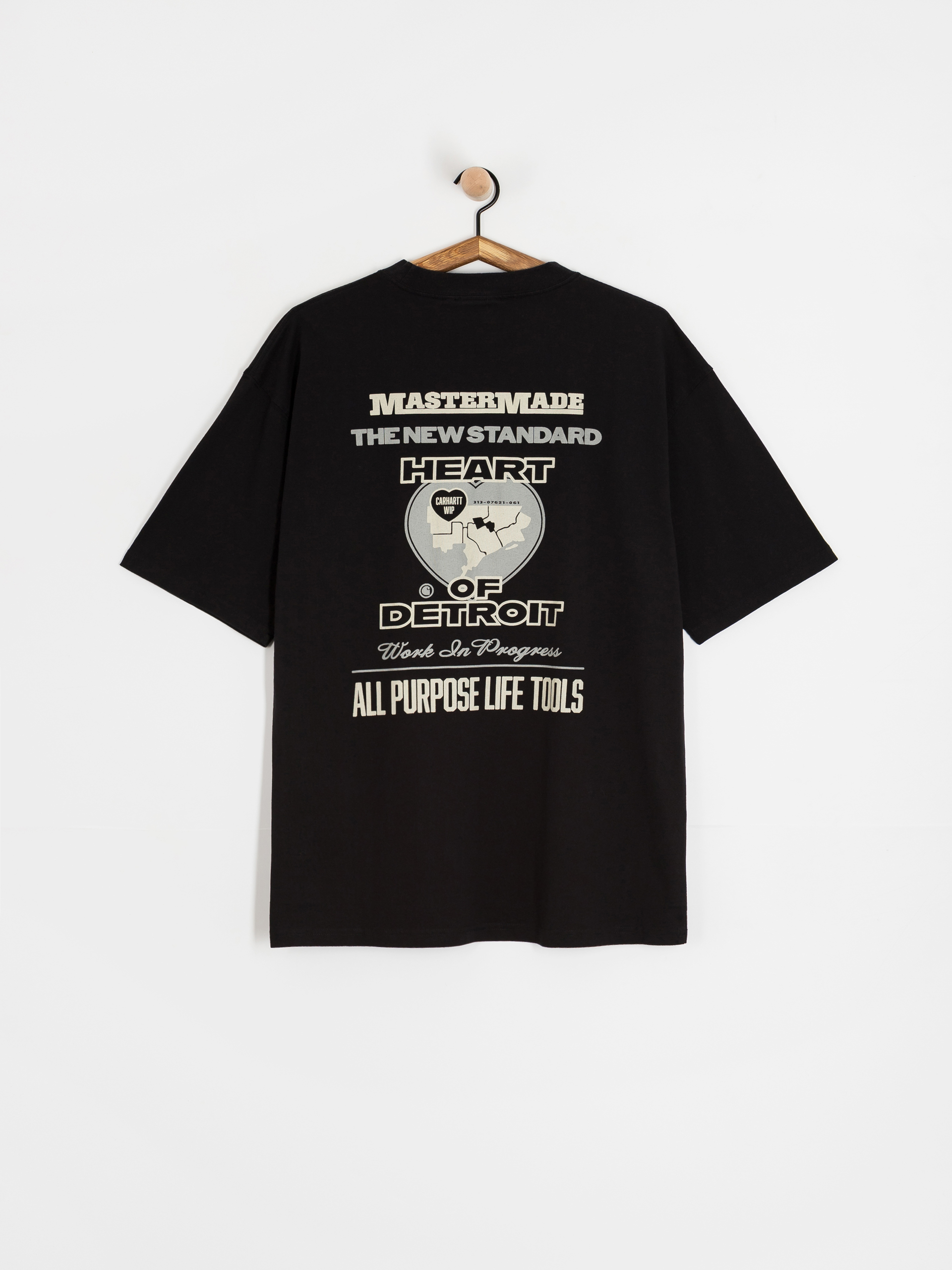 Carhartt WIP Arcan T-Shirt (black/heavy stone wash)