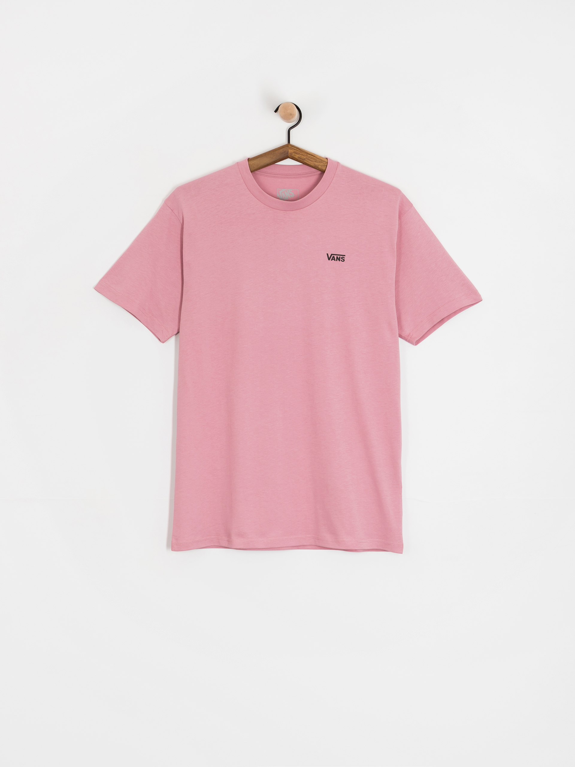 Vans Left Chest Logo Em T-shirt Wmn (pink dawn)