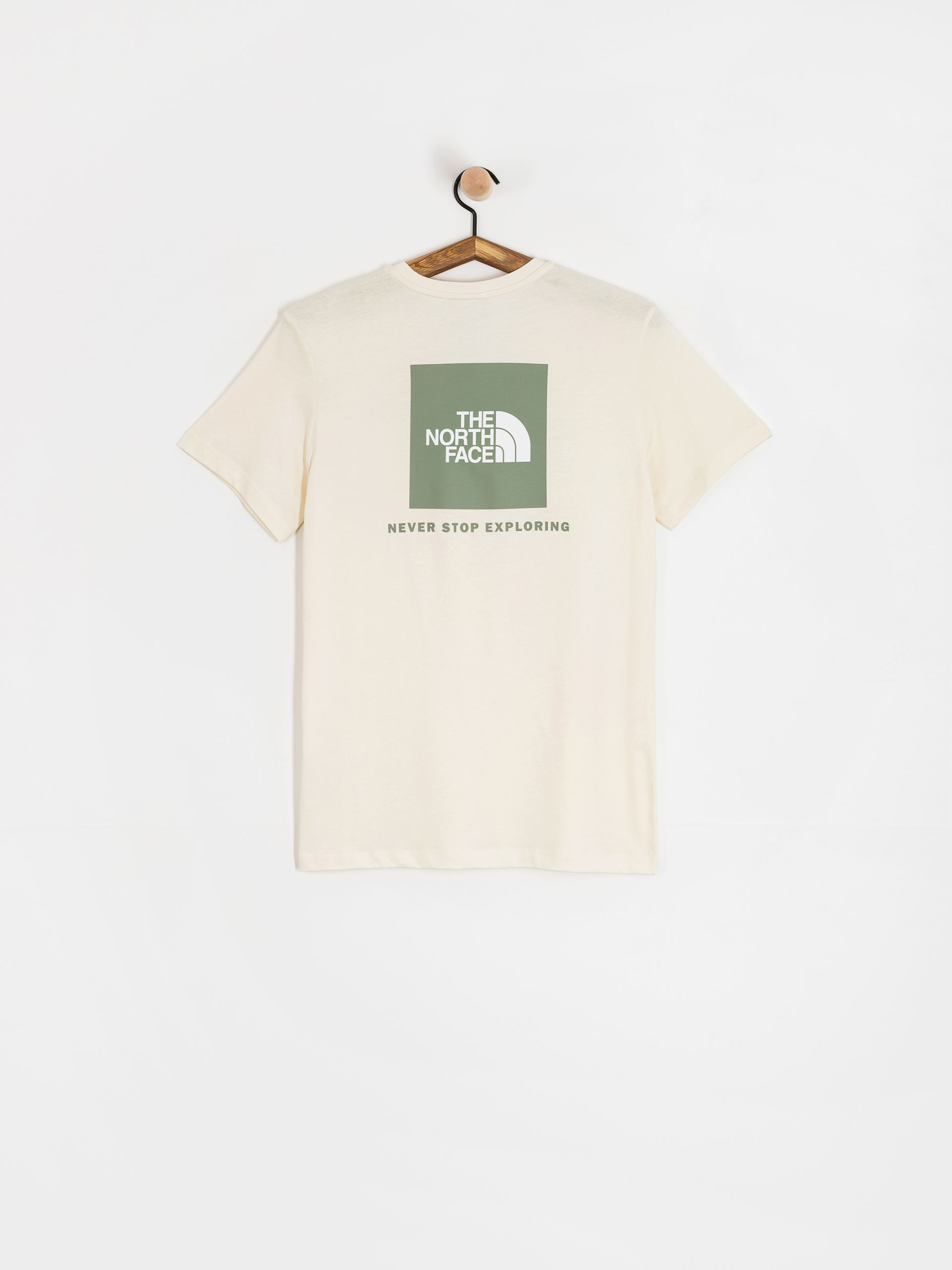 The North Face Box Nse Relaxed Wmn T-Shirt (white dune/slate moss)