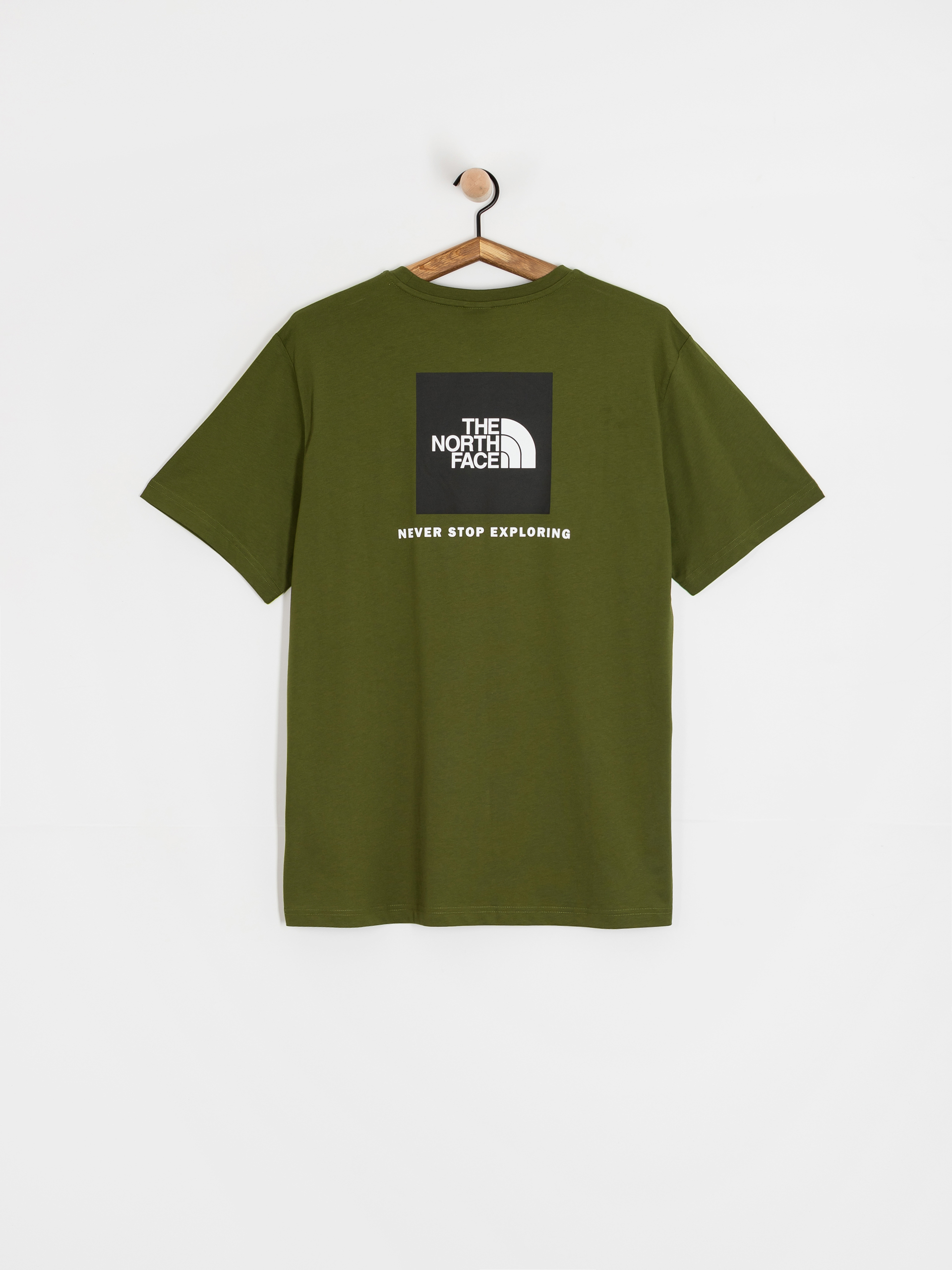 The North Face Box Nse T-Shirt (woodland green/tnf blac)