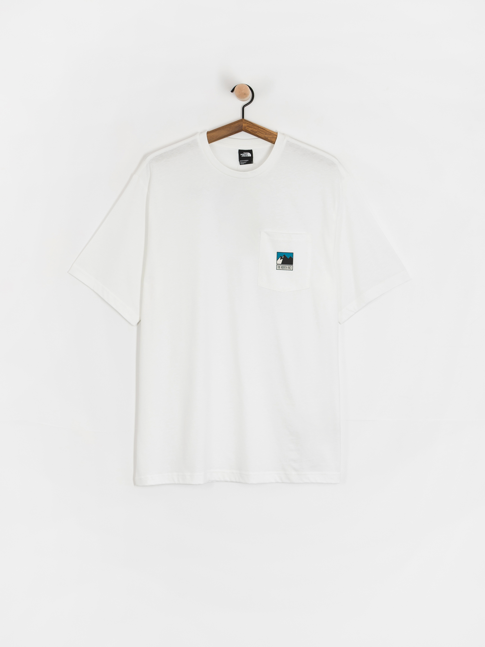 The North Face Mountain Logo Relaxed Pocket T-shirt (tnf white)