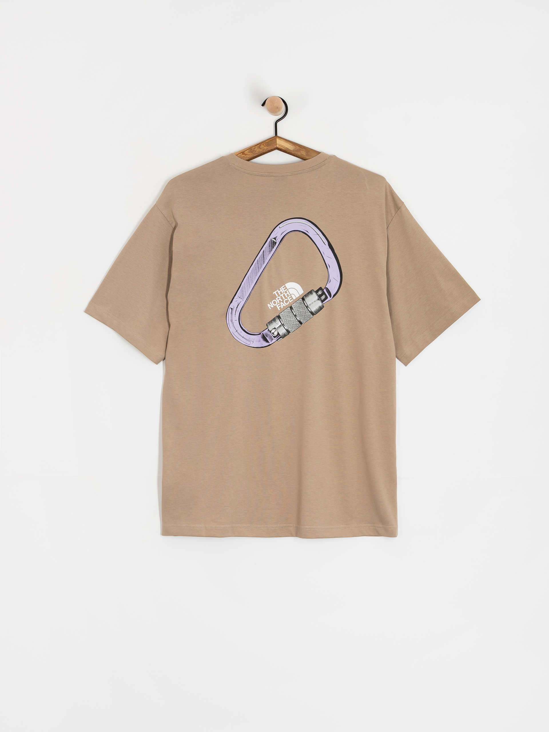 The North Face Explore Carabiner Relaxed T-shirt (mushroom grey)