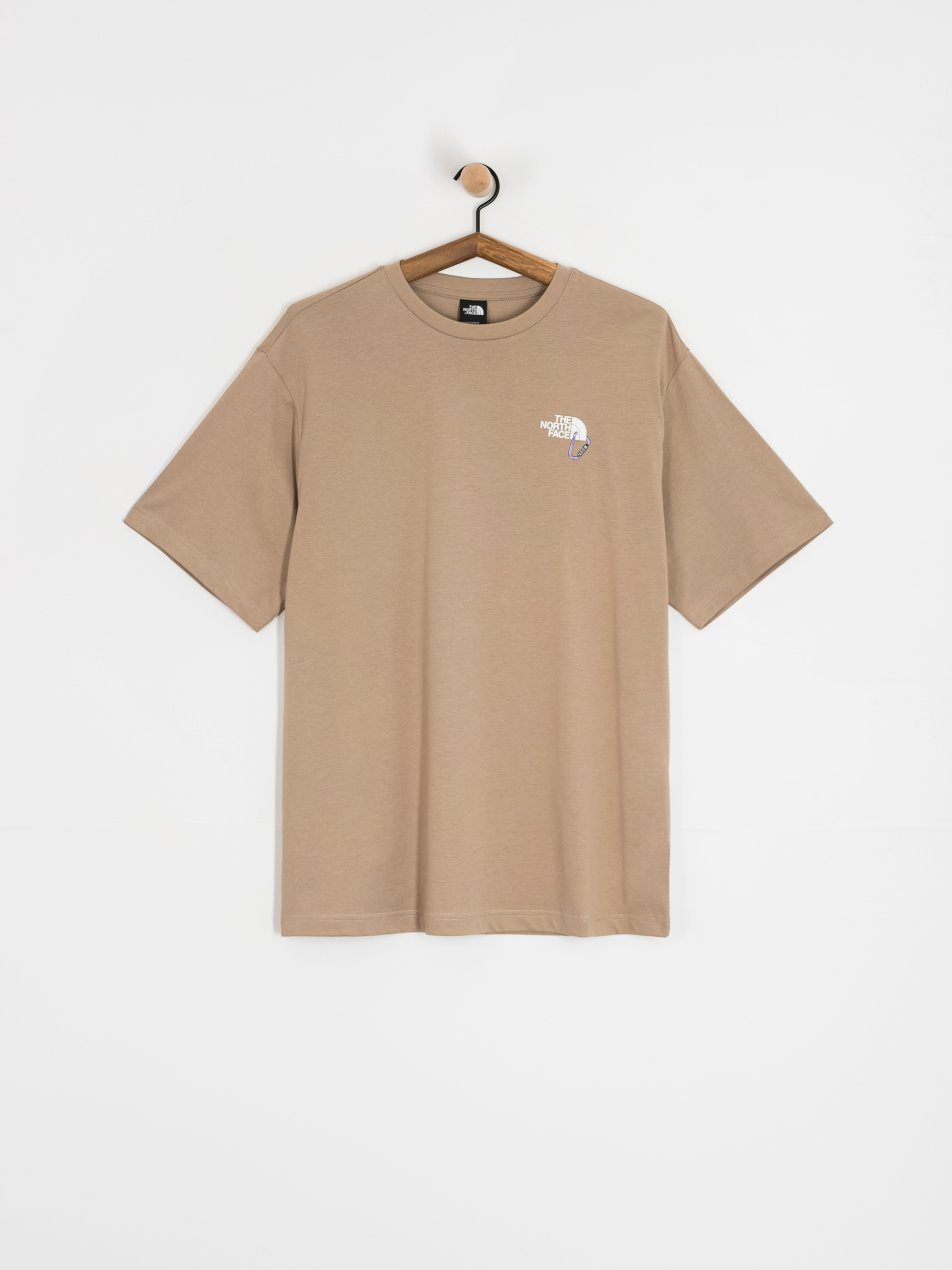 The North Face Explore Carabiner Relaxed T-shirt (mushroom grey)