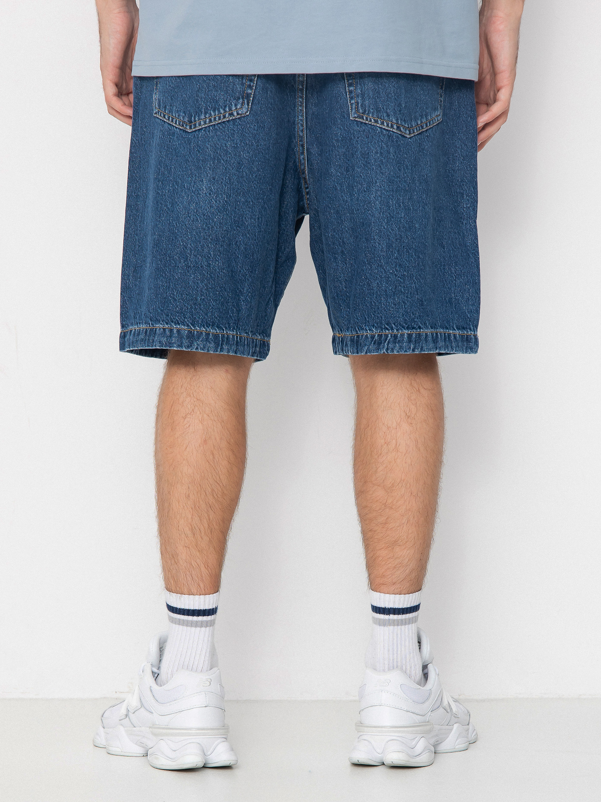 DC Worker Baggy Denim Rsi Shorts (stone indigo)