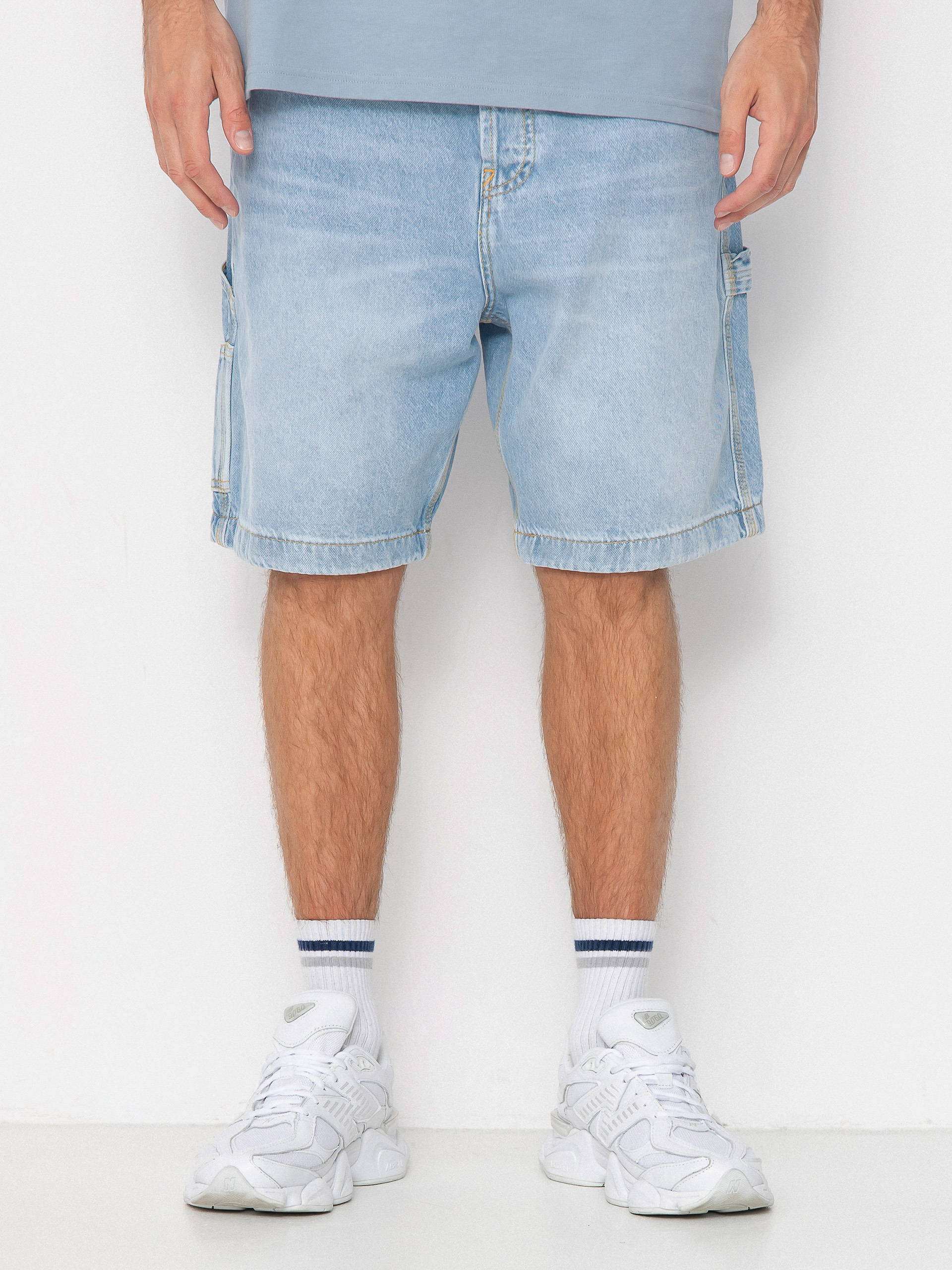 DC Carpenter Baggy Ril Shorts - blue (indigo light)