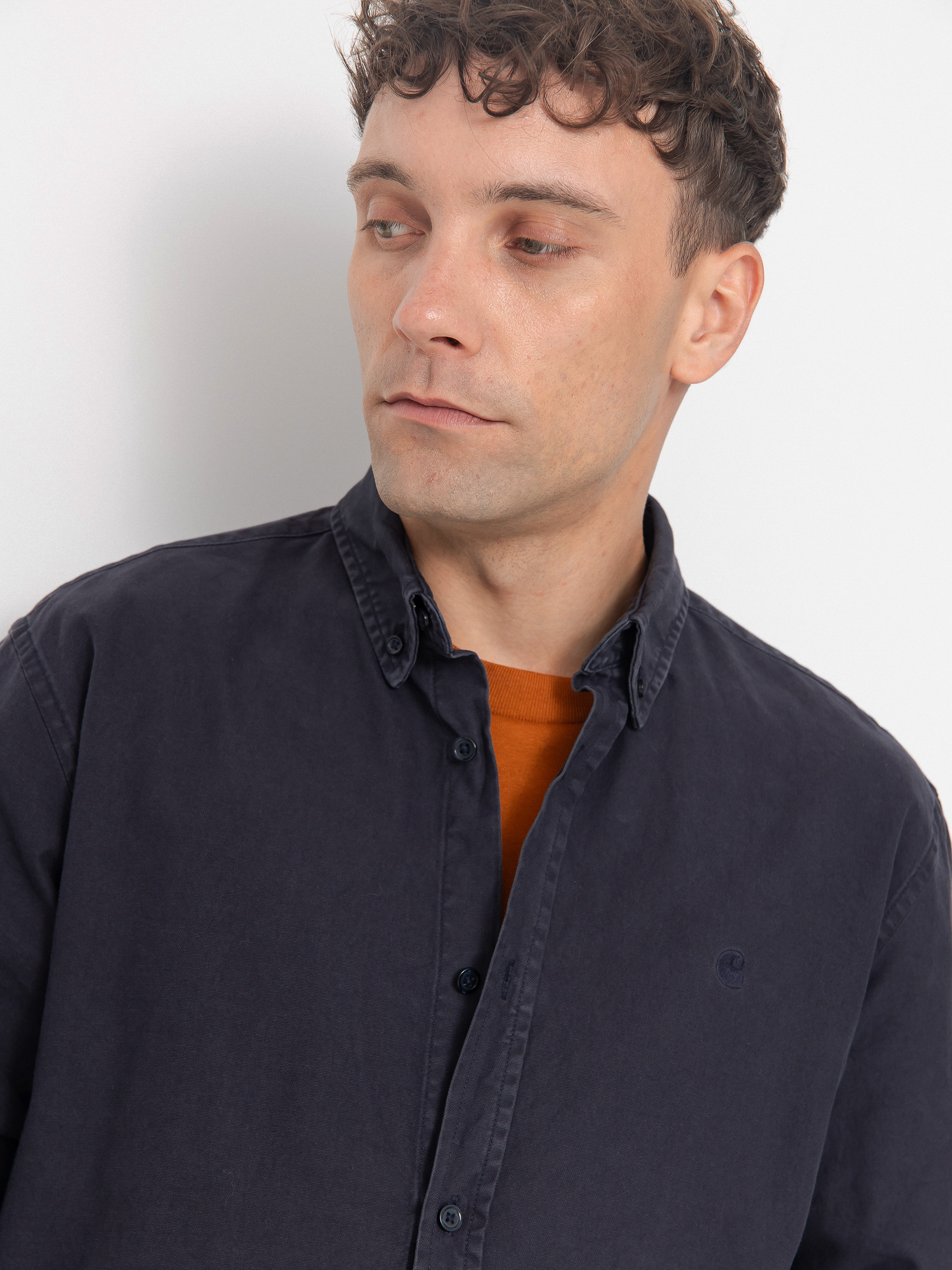 Carhartt WIP Hemd Bolton (dark navy)