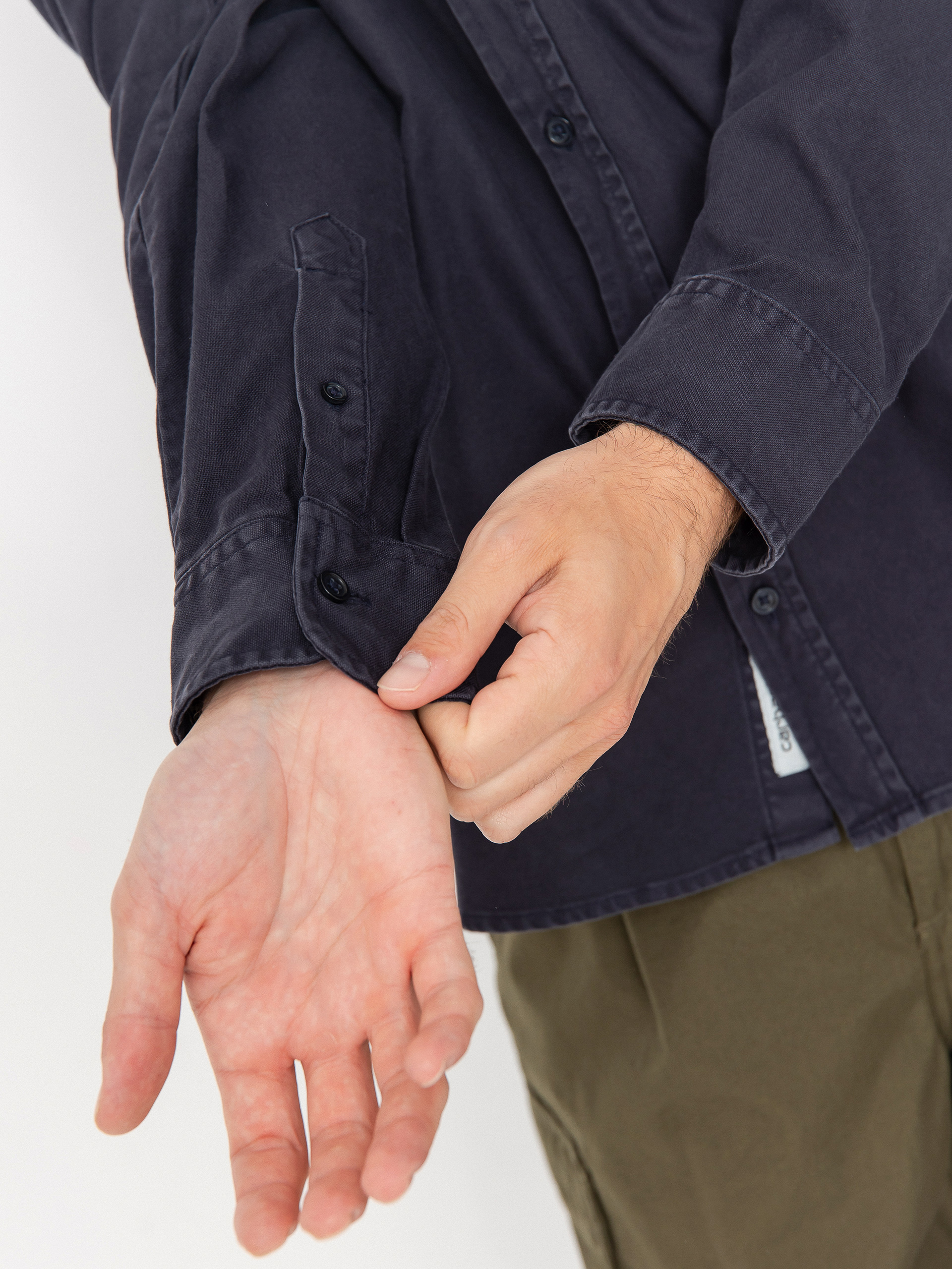 Carhartt WIP Hemd Bolton (dark navy)
