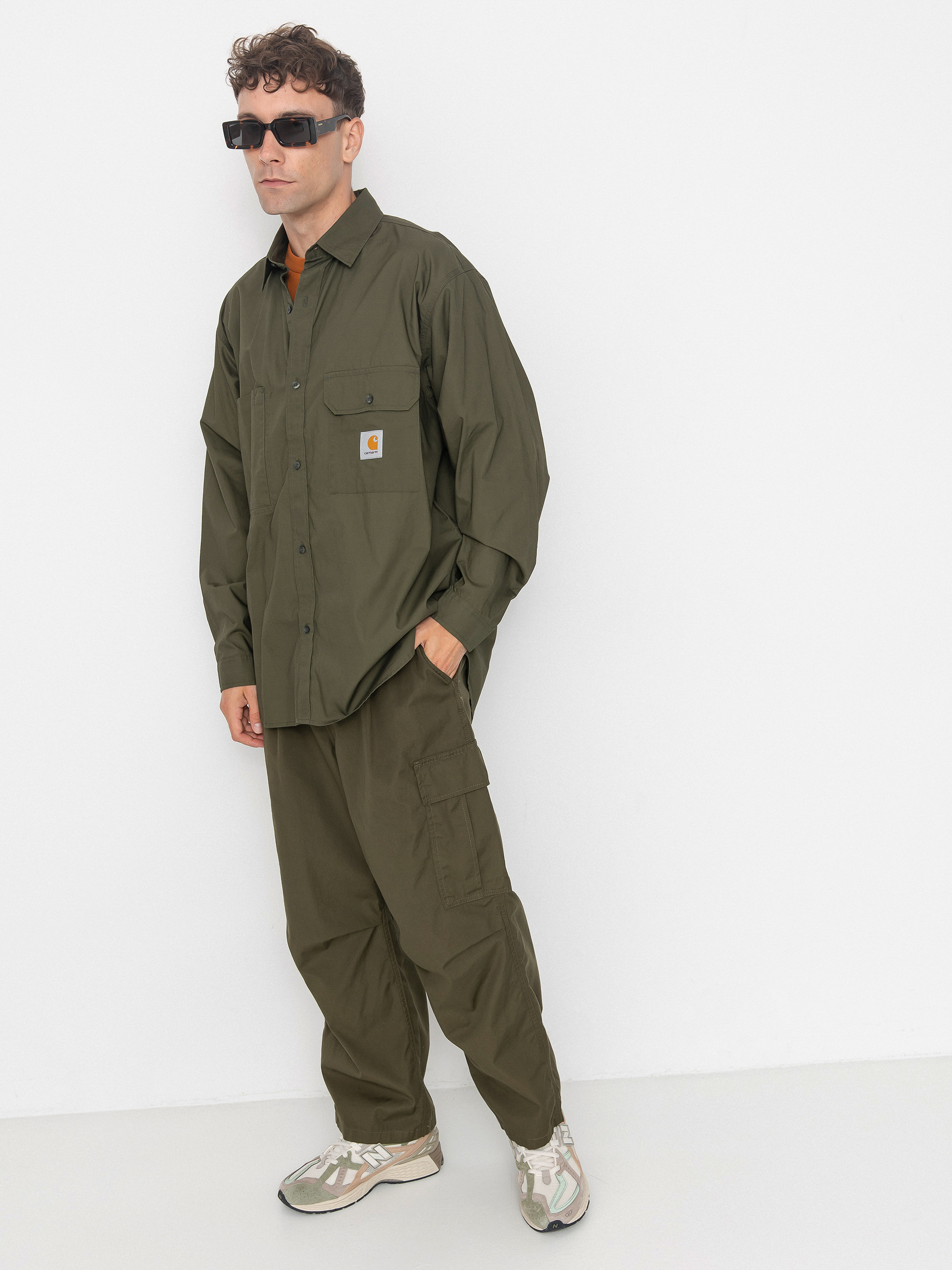 Carhartt WIP Shirt Irwin - green (turtle)