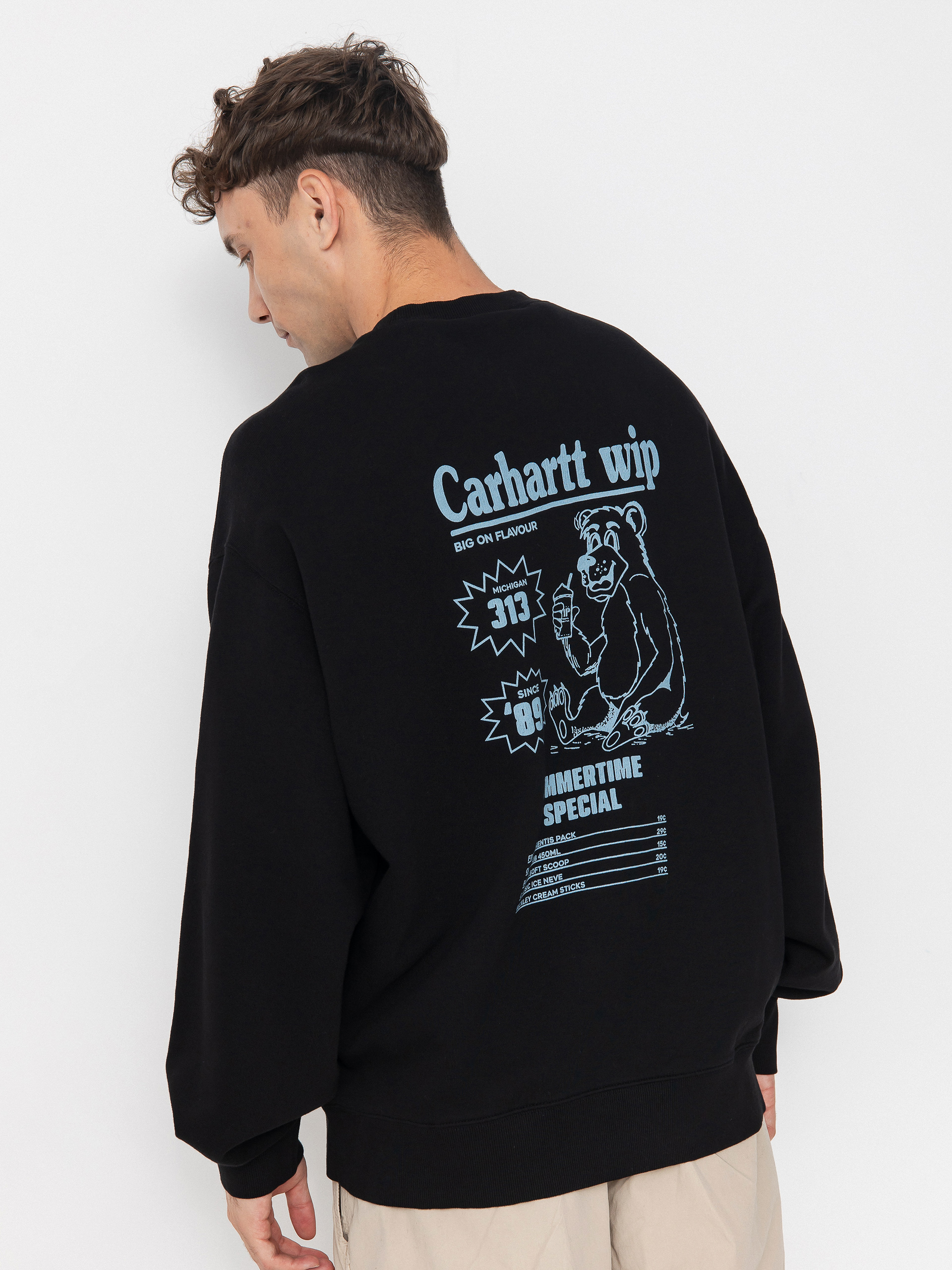 Carhartt WIP Sweatshirt Catalogue (black/bluebird)