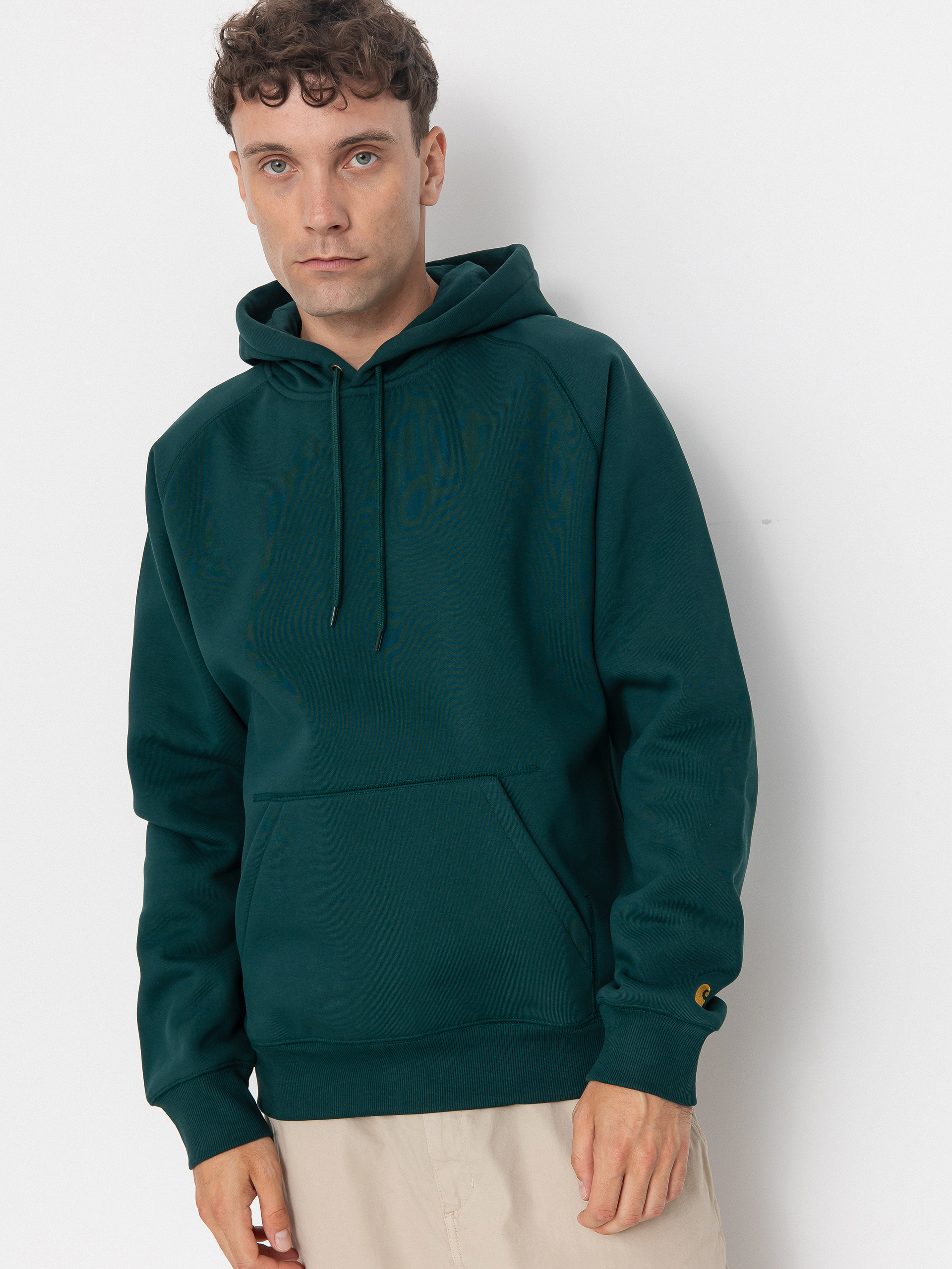 Carhartt WIP Chase HD Hoodie (dark fir/gold)