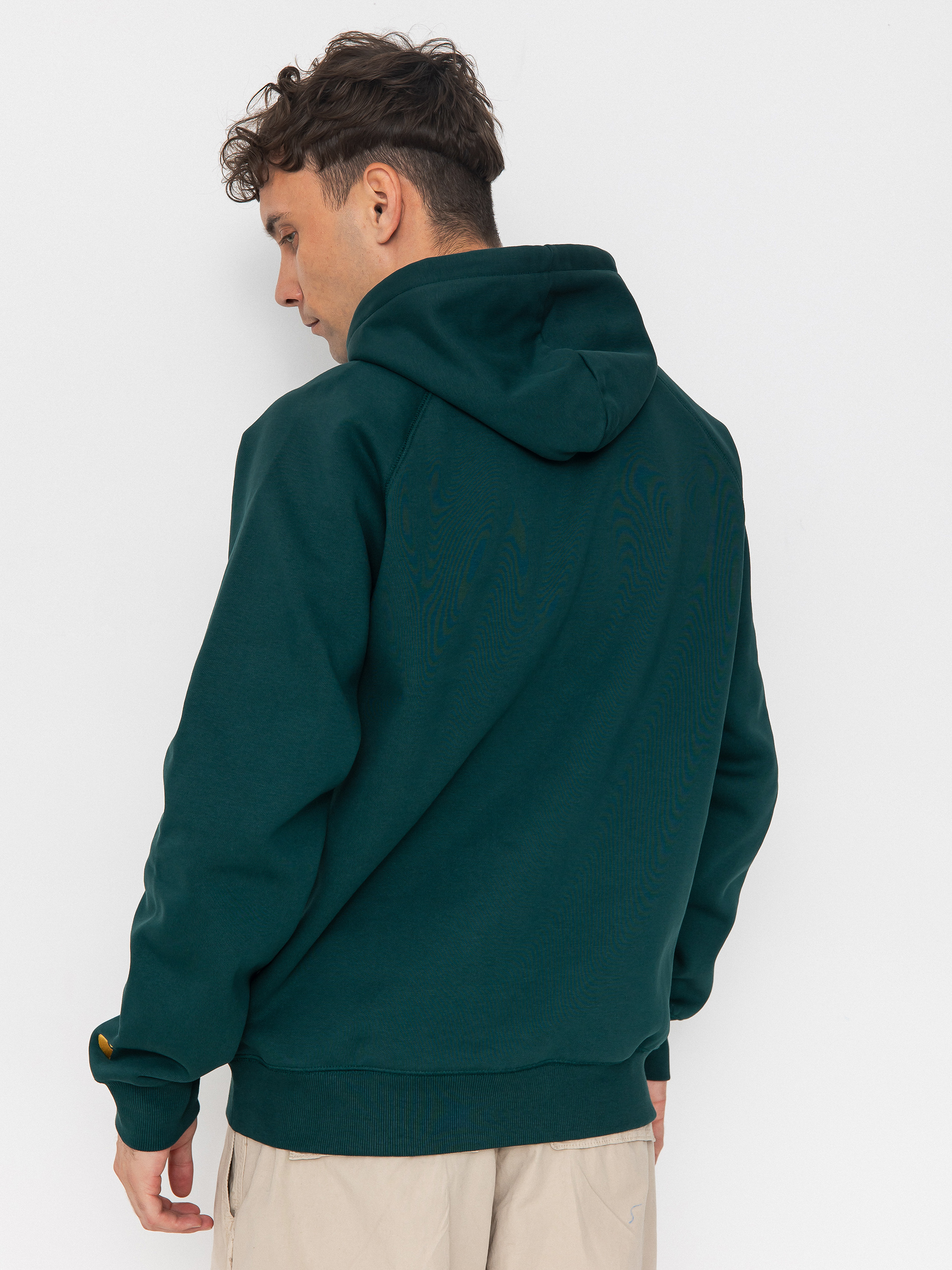 Carhartt WIP Chase HD Hoodie (dark fir/gold)