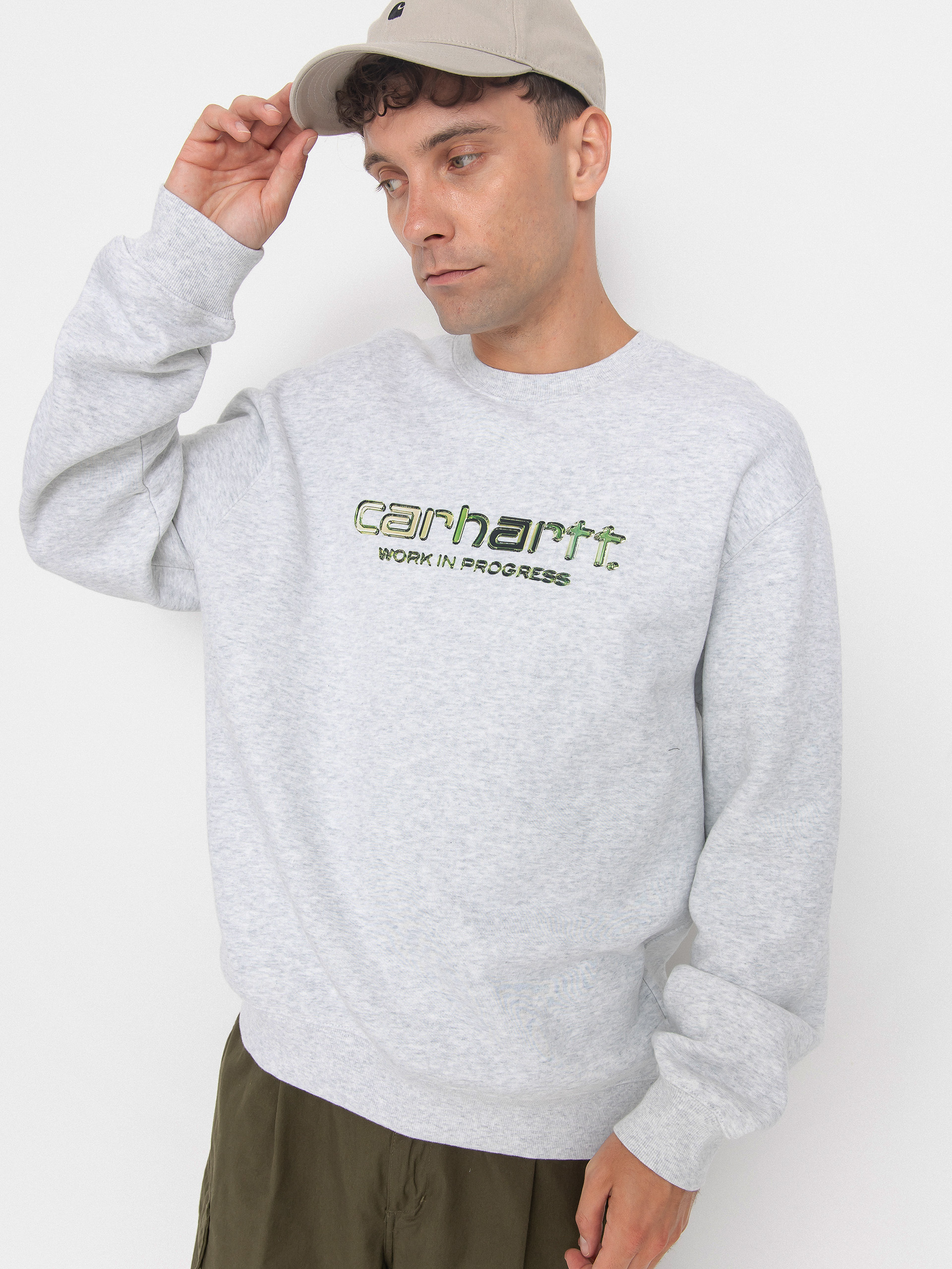 Carhartt WIP Solar Chrome Sweatshirt (ash heather)