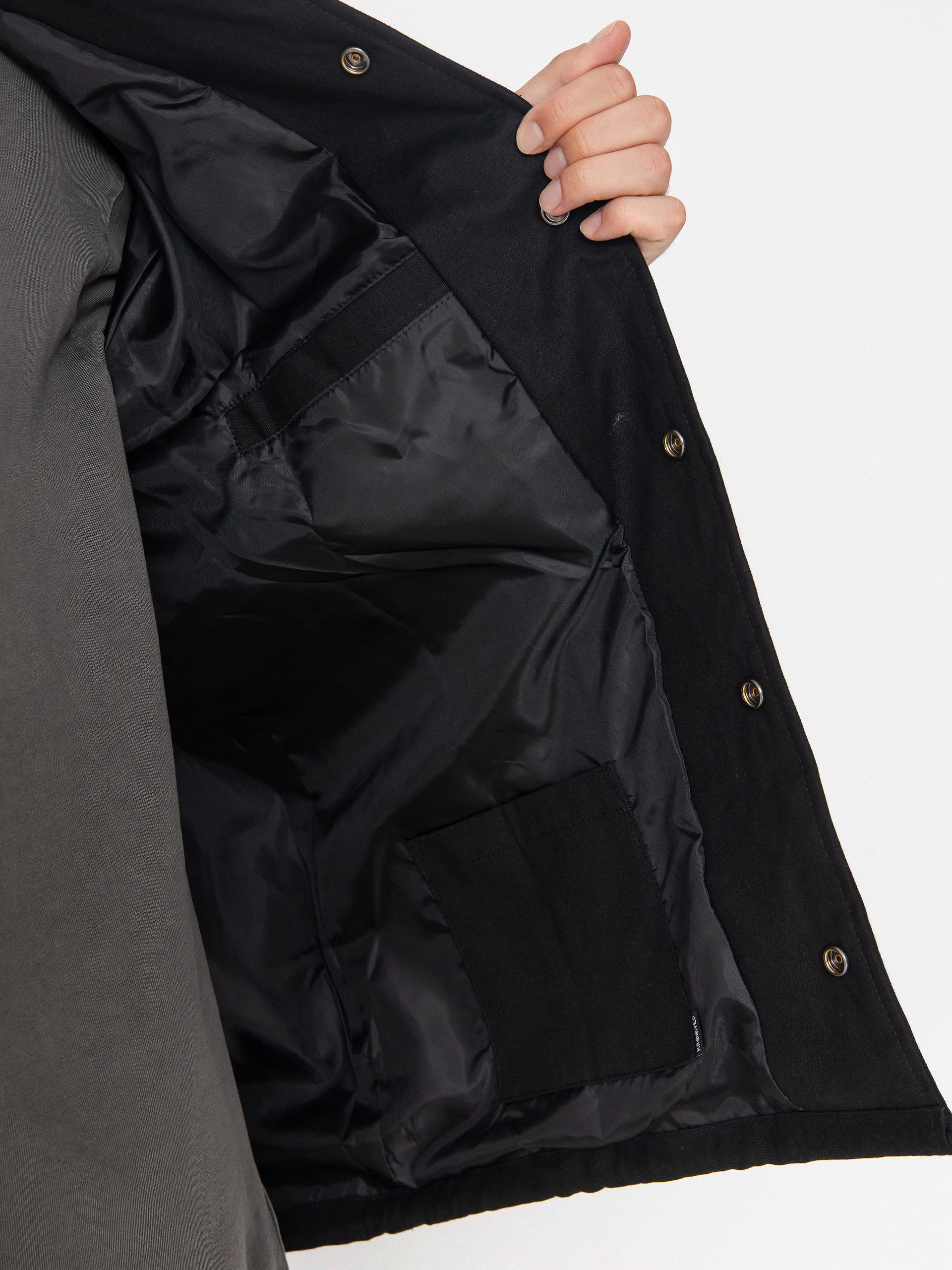 Krooked Necro Skript Jacke (black/white)