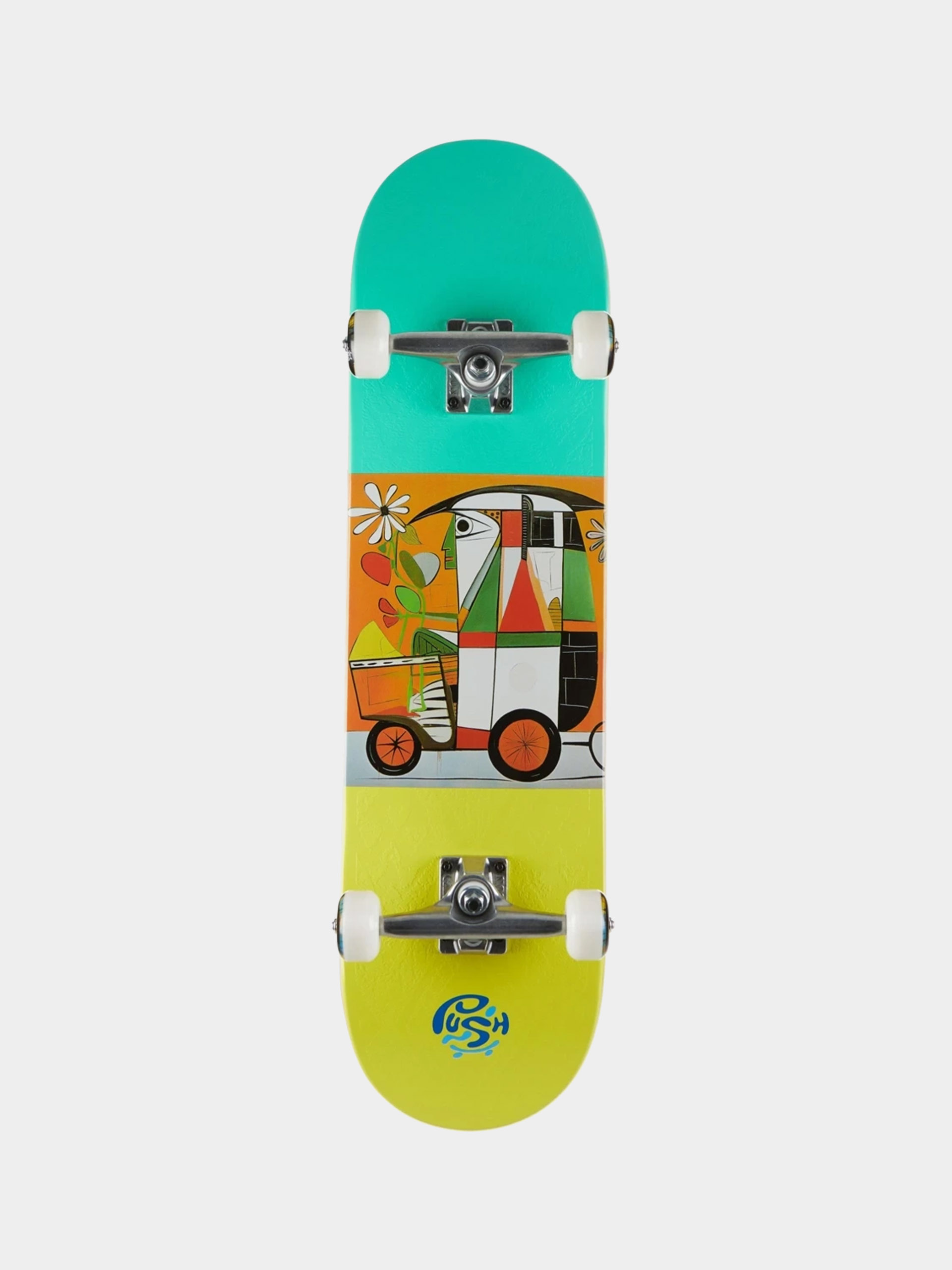 Push India Mlsl Skateboard (yellow/green)