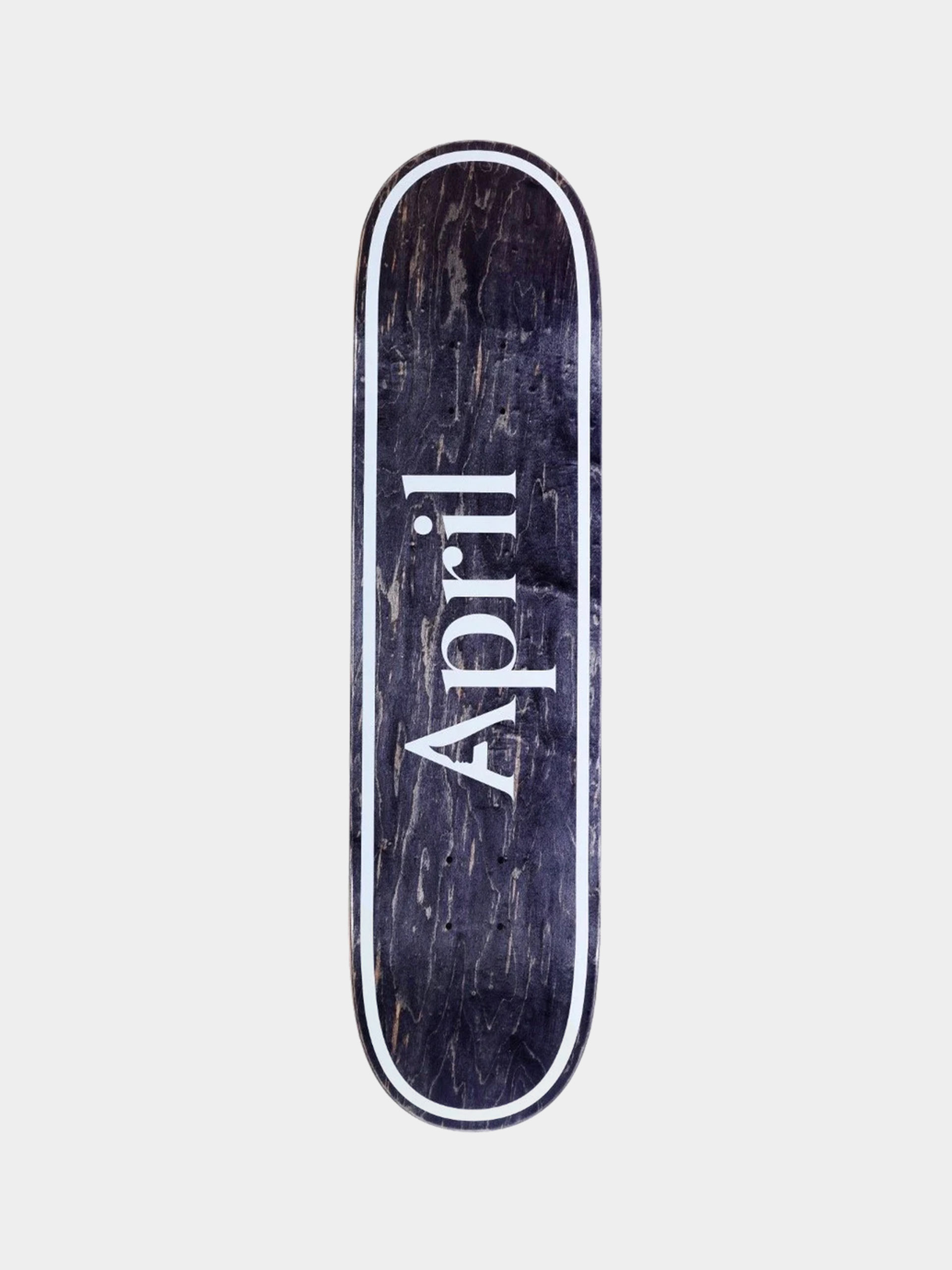 April Skateboards Deck Og Logo (invert black)