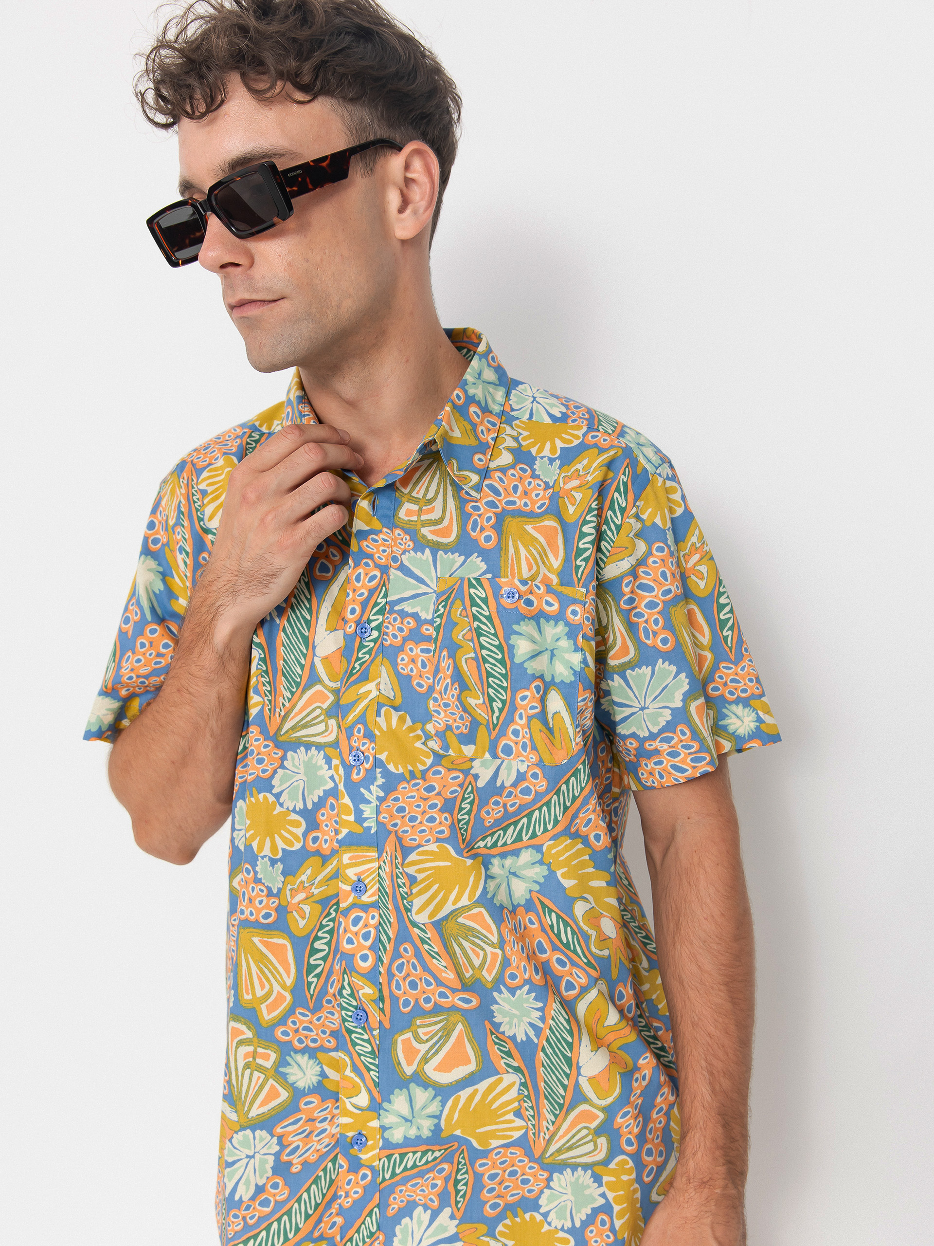 Patagonia Shirt Go To (flourish/abundant blue)