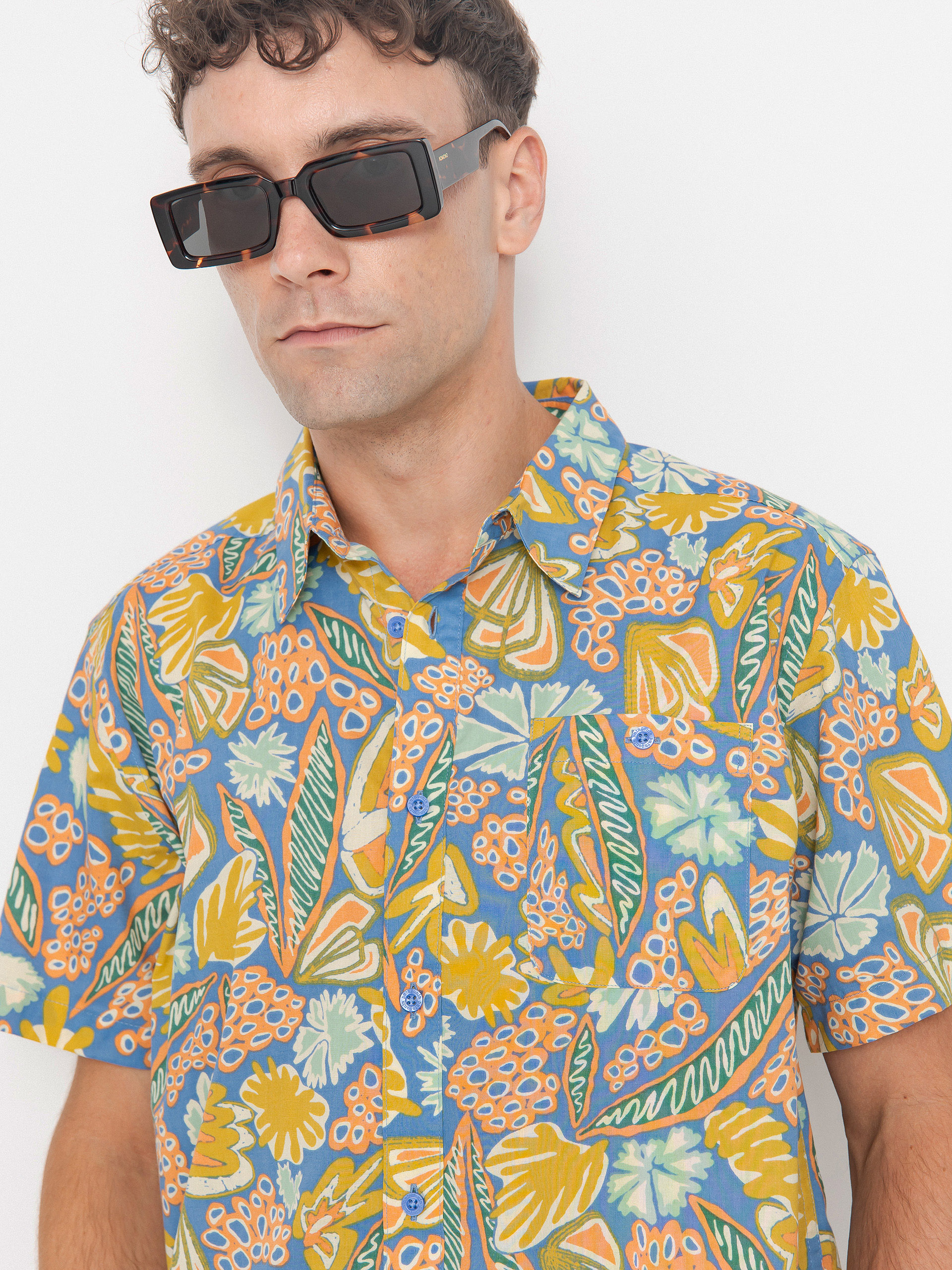 Patagonia Shirt Go To (flourish/abundant blue)