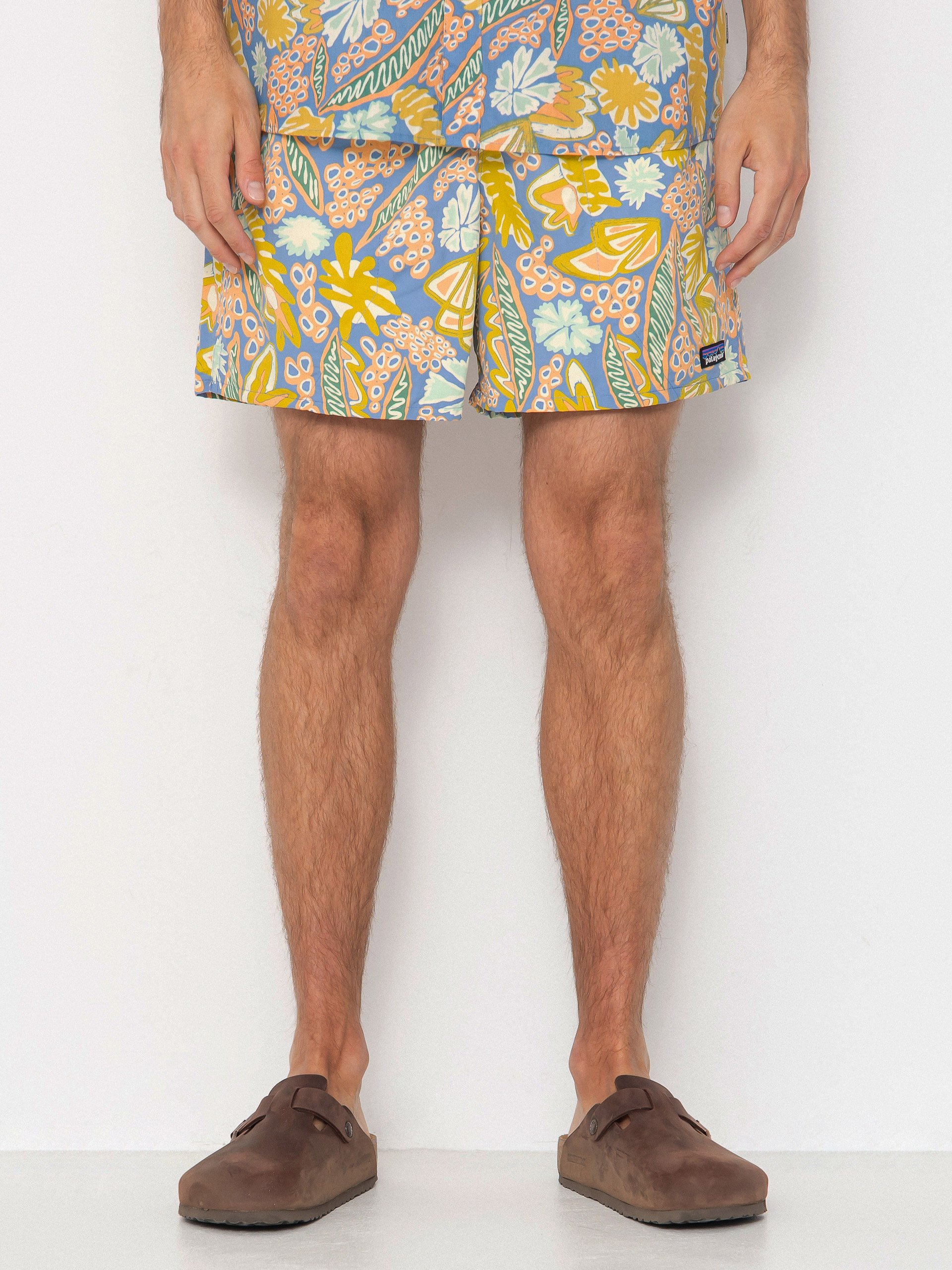 18年製 Patagonia Baggies Shorts Yellow Patagonia Women's Baggies Shorts 5 Inch - Pineapple Yellow