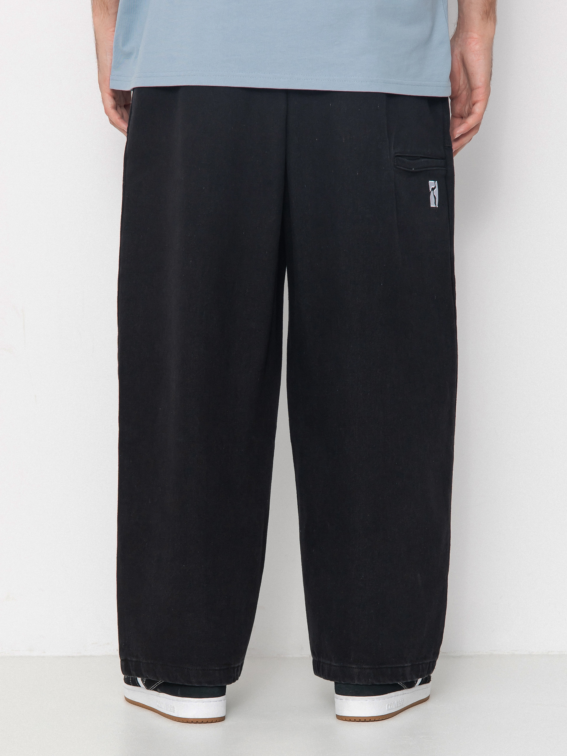 Poetic Collective Painter Hose (black denim wash)