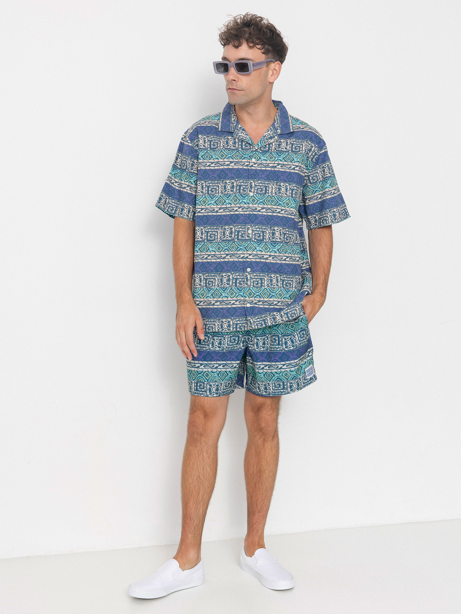 Quiksilver Global Heat Shirt (aqua sky global heat)