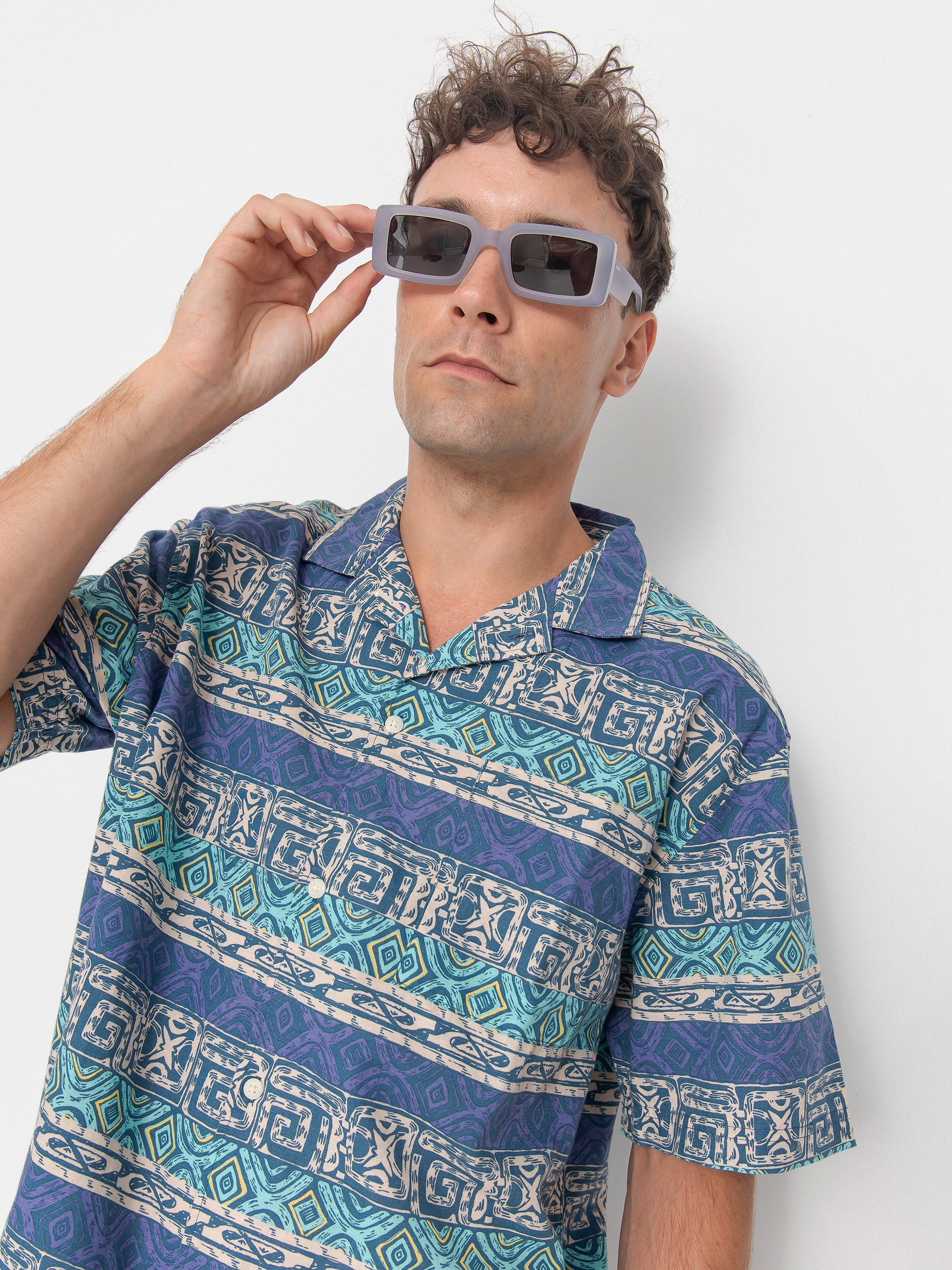 Quiksilver Global Heat Shirt (aqua sky global heat)