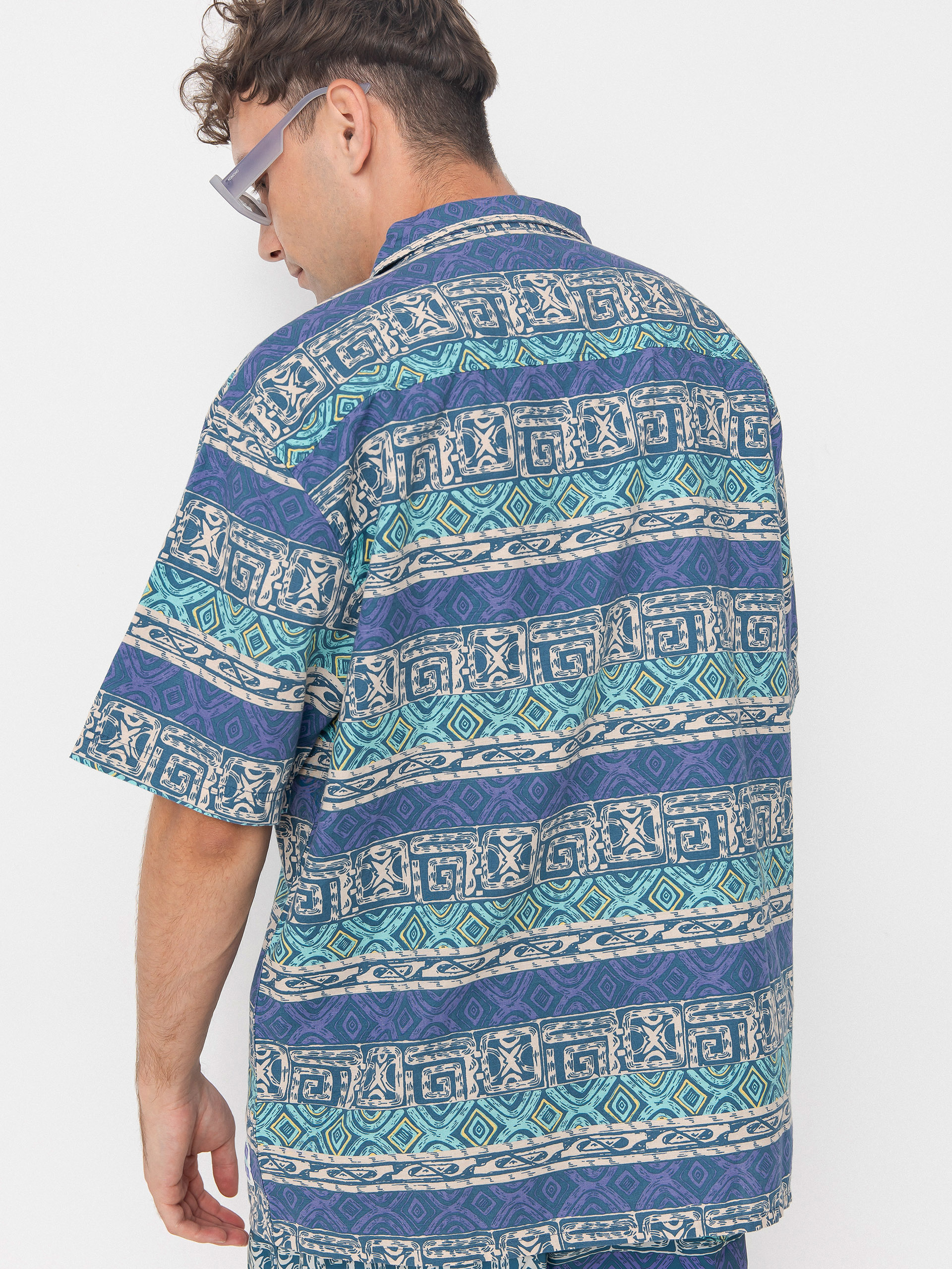 Quiksilver Global Heat Shirt (aqua sky global heat)