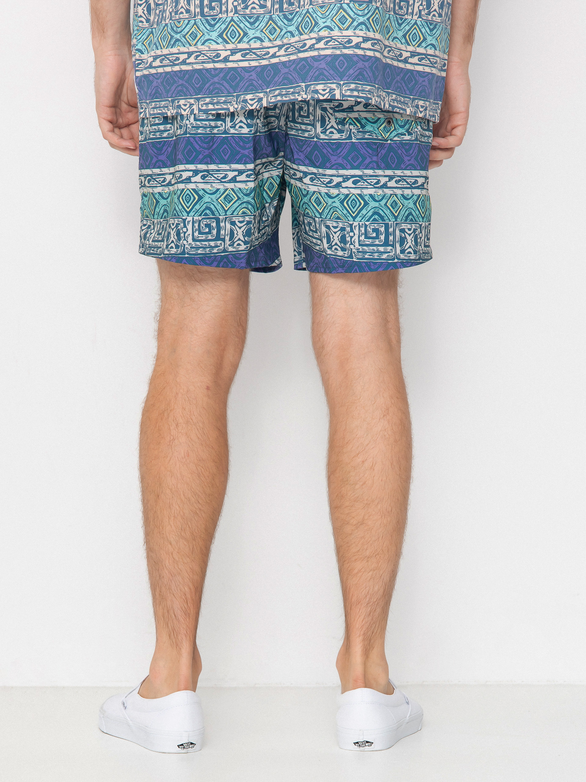Quiksilver Surfsilk Straight Volley 16 Shorts (global heat dusted peri)