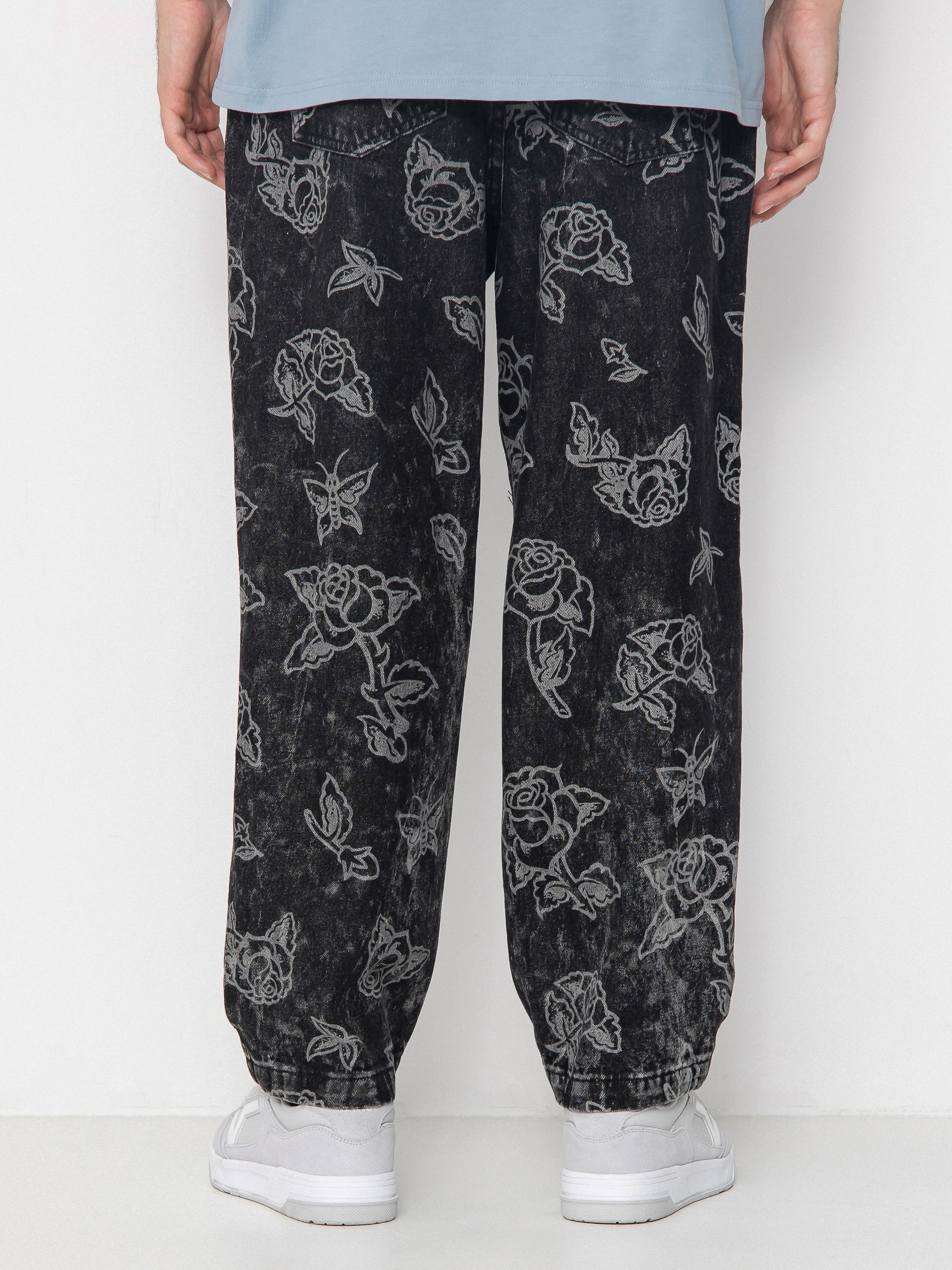 Santa Cruz Big Pants - black (mono flash roses)