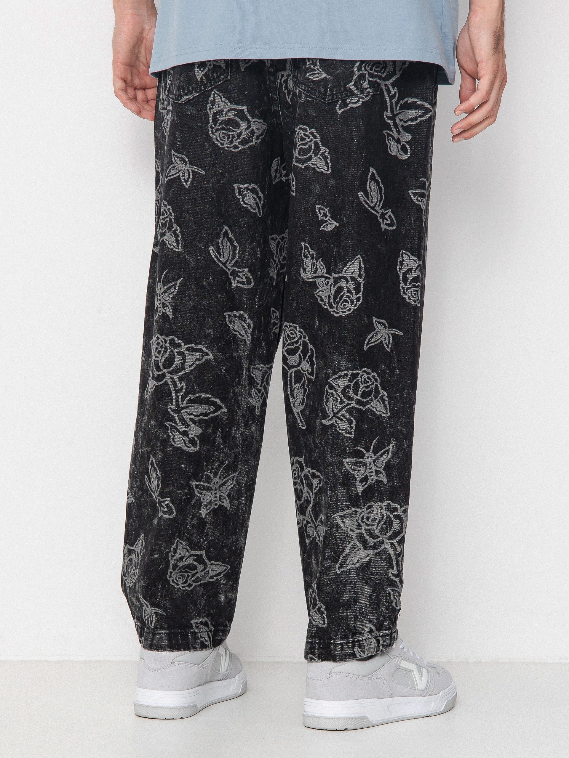 Santa Cruz Big Pants - black (mono flash roses)