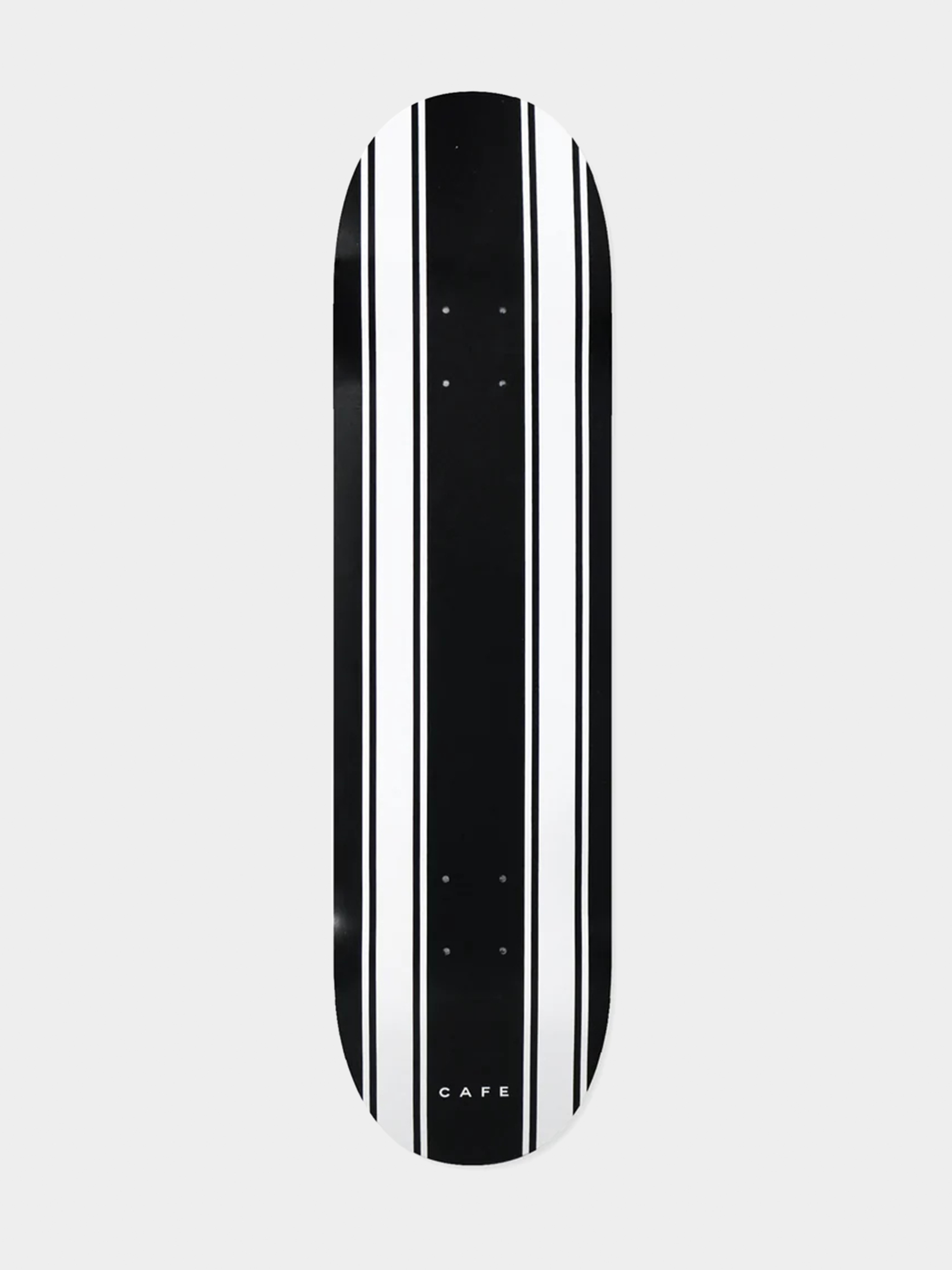 Skateboard Cafe Deck Stripe (black/white)