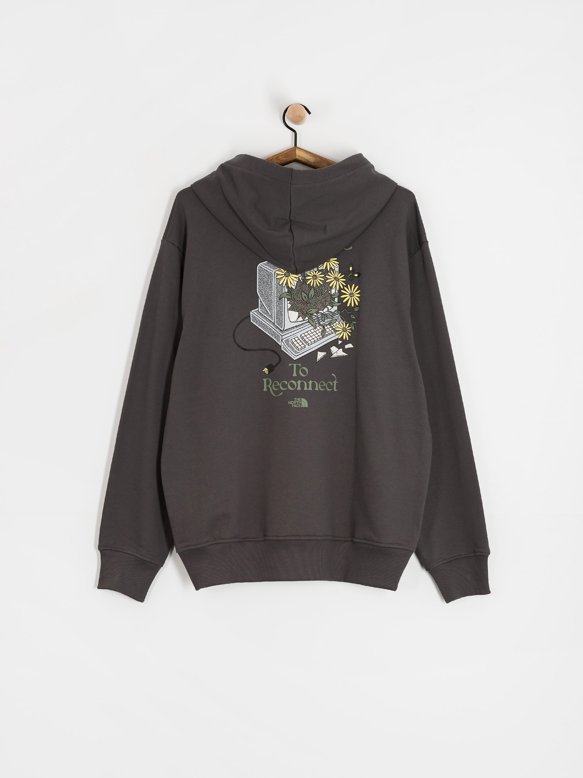 The North Face Connect Relaxed Graphic HD Hoodie - grey