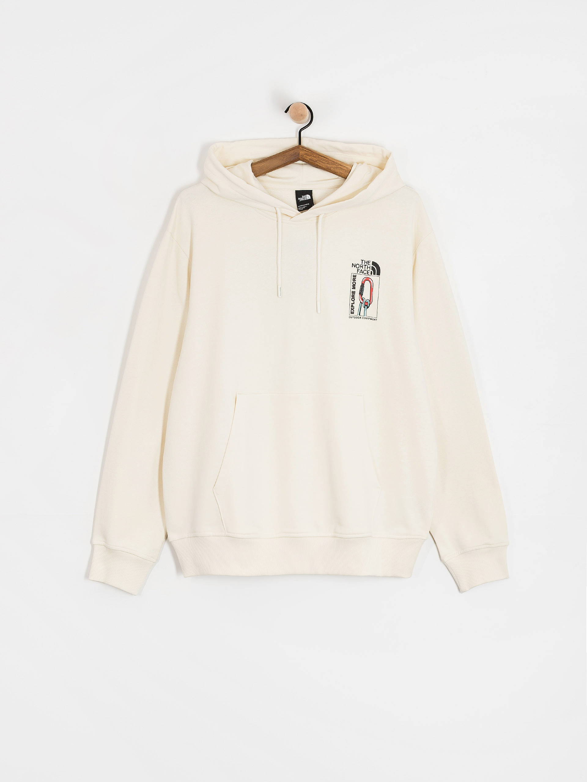 The North Face Explore Gear Relaxed HD Hoodie (white dune)