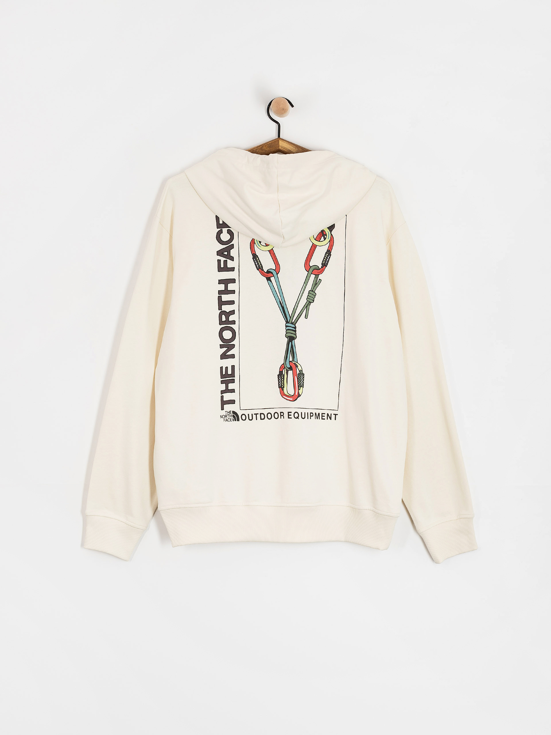 The North Face Explore Gear Relaxed HD Hoodie (white dune)