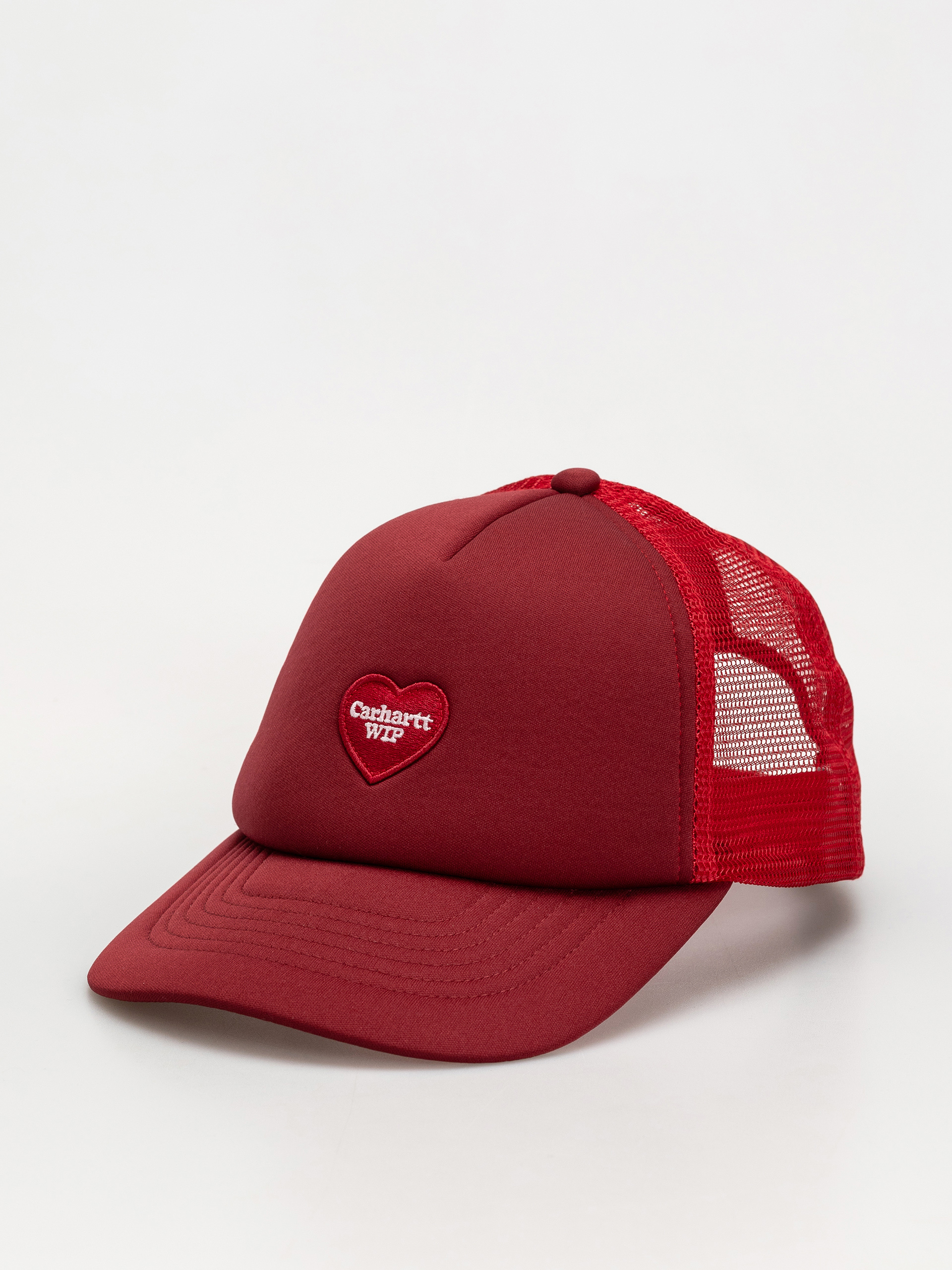 Carhartt WIP Heart Patch Trucker Cap (scarlet)
