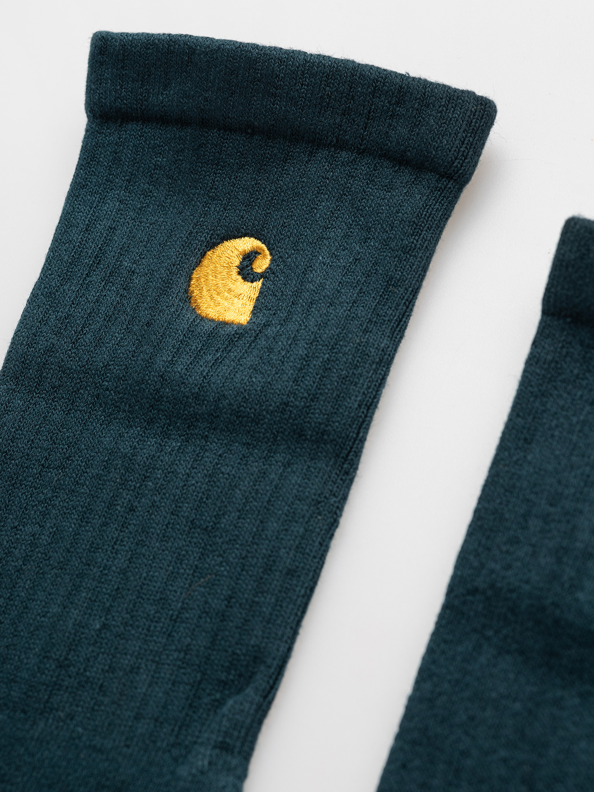 Carhartt WIP Chase Socks (deep lagoon/gold)