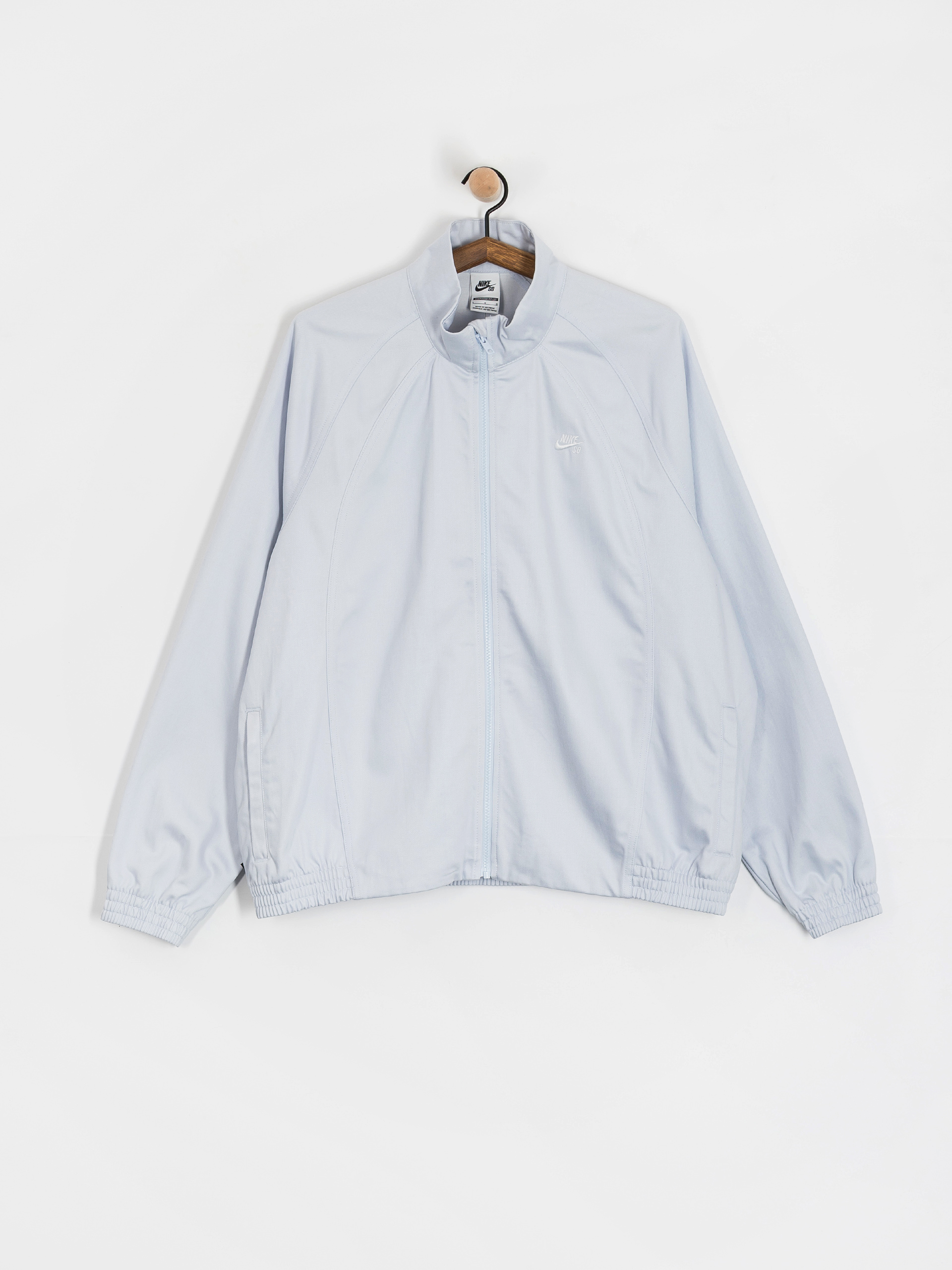 Nike SB Jacke Denim FZ Trak (football grey/white)