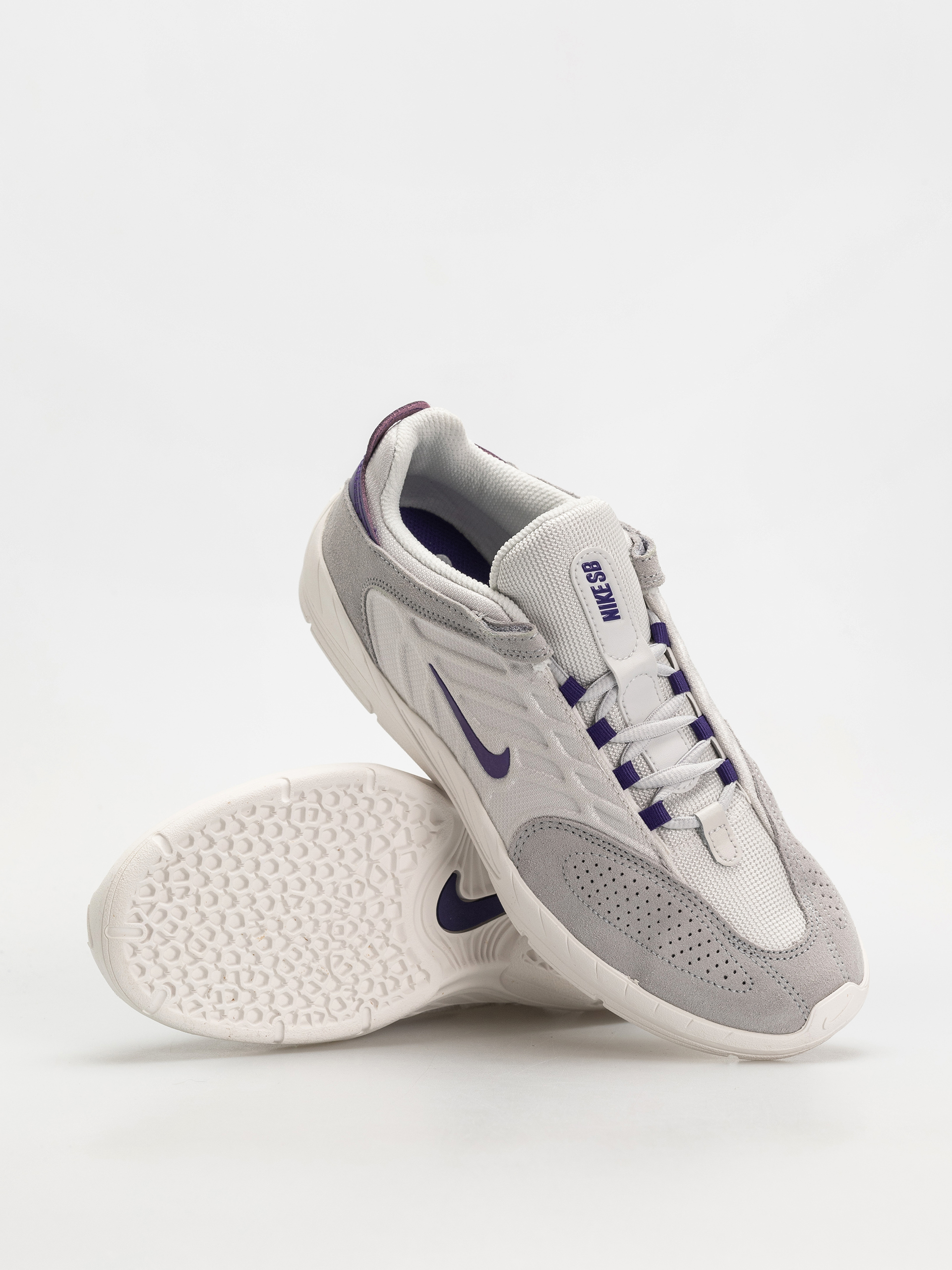 Nike SB Shoes Vertebrae (platinum tint/court purple wolf grey)