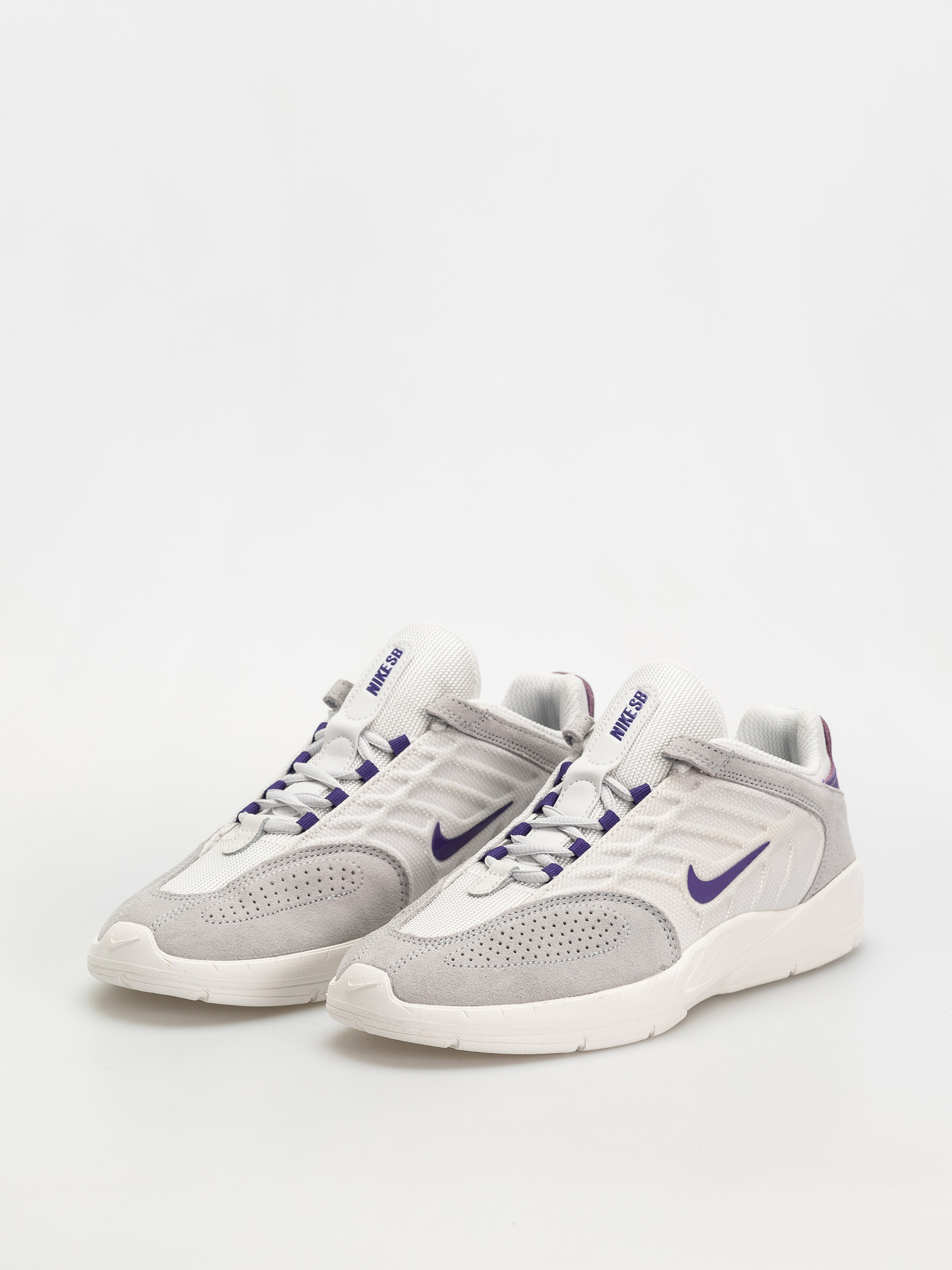Nike SB Shoes Vertebrae (platinum tint/court purple wolf grey)