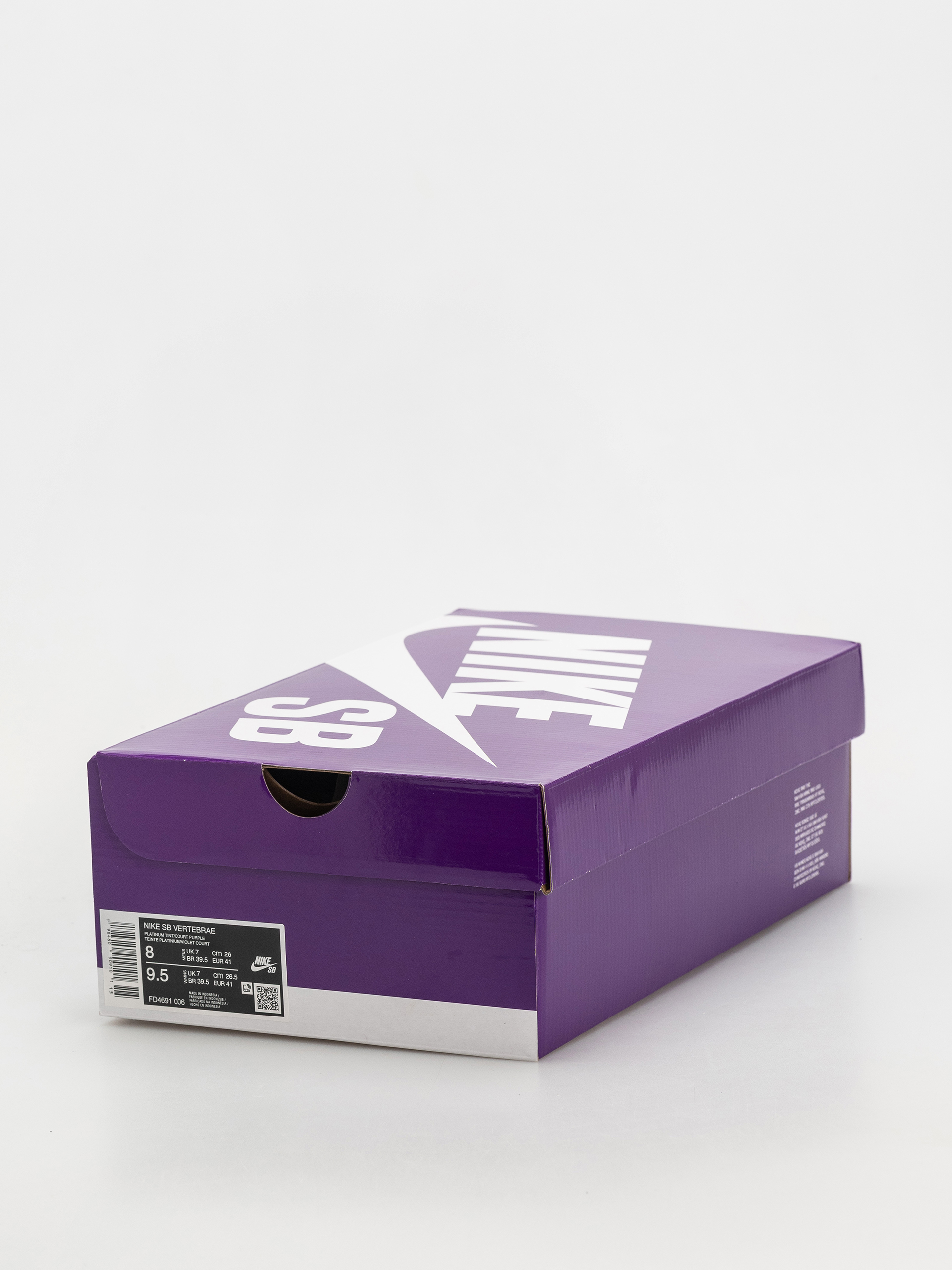 Nike SB Shoes Vertebrae (platinum tint/court purple wolf grey)
