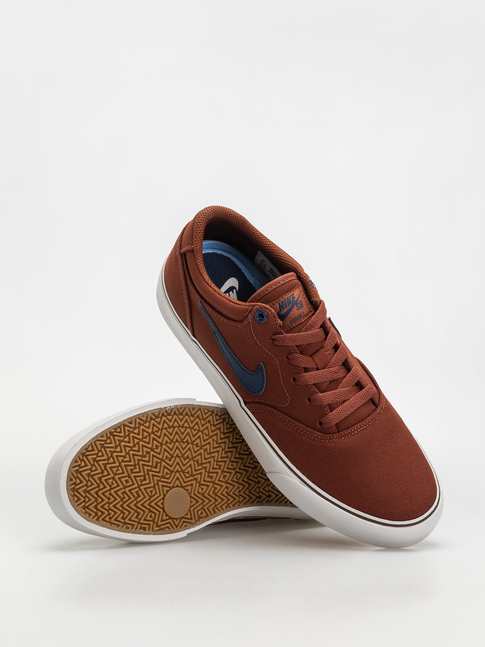 Nike SB Shoes Chron 2 Canvas (cinnamon/midnight navy vast grey)