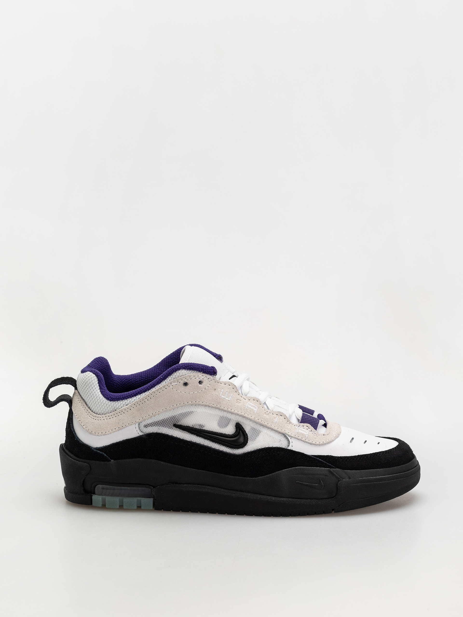 Nike SB Shoes Air Max Ishod (white/black court purple black)