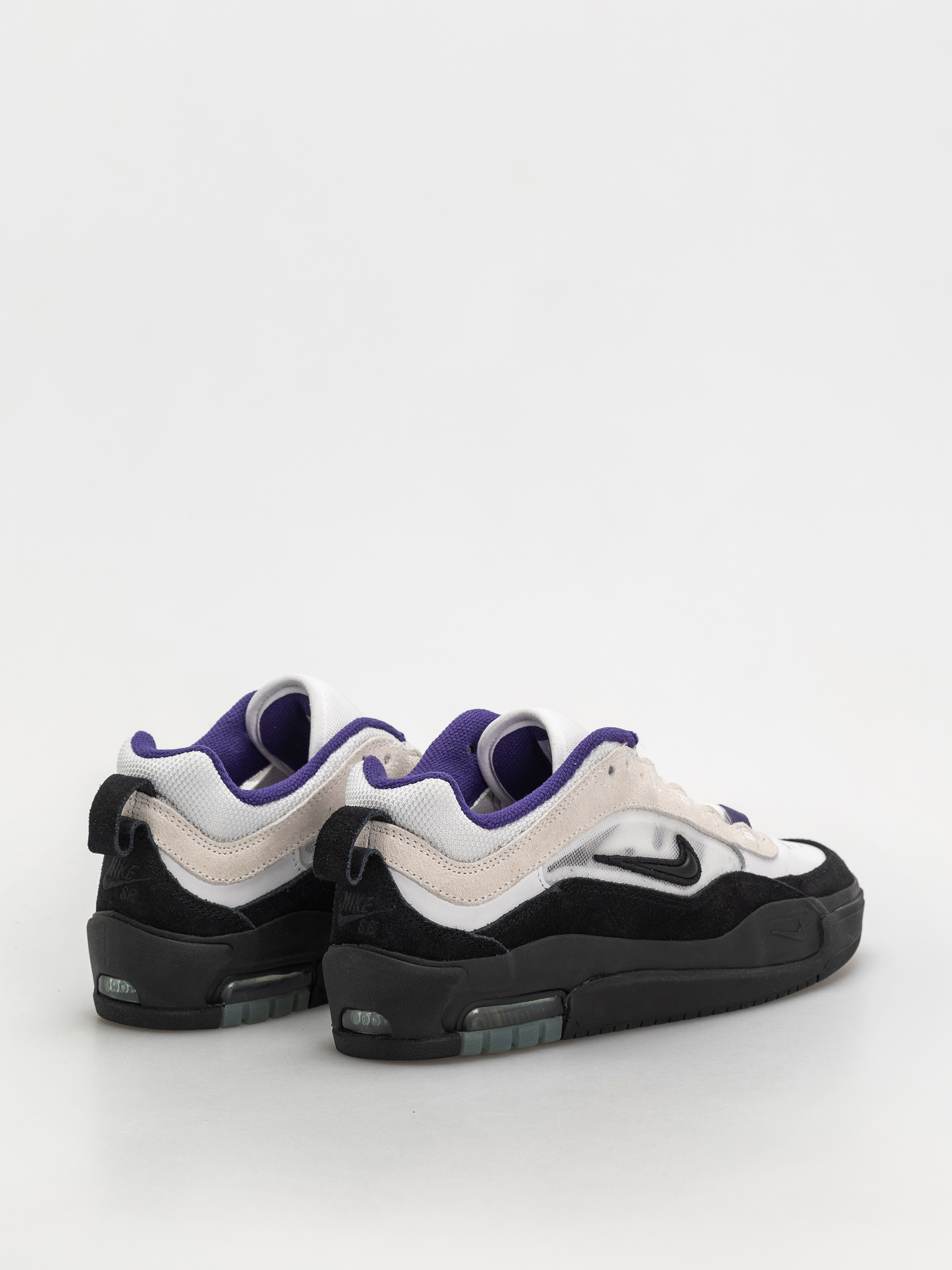 Nike SB Schuhe Air Max Ishod (white/black court purple black)
