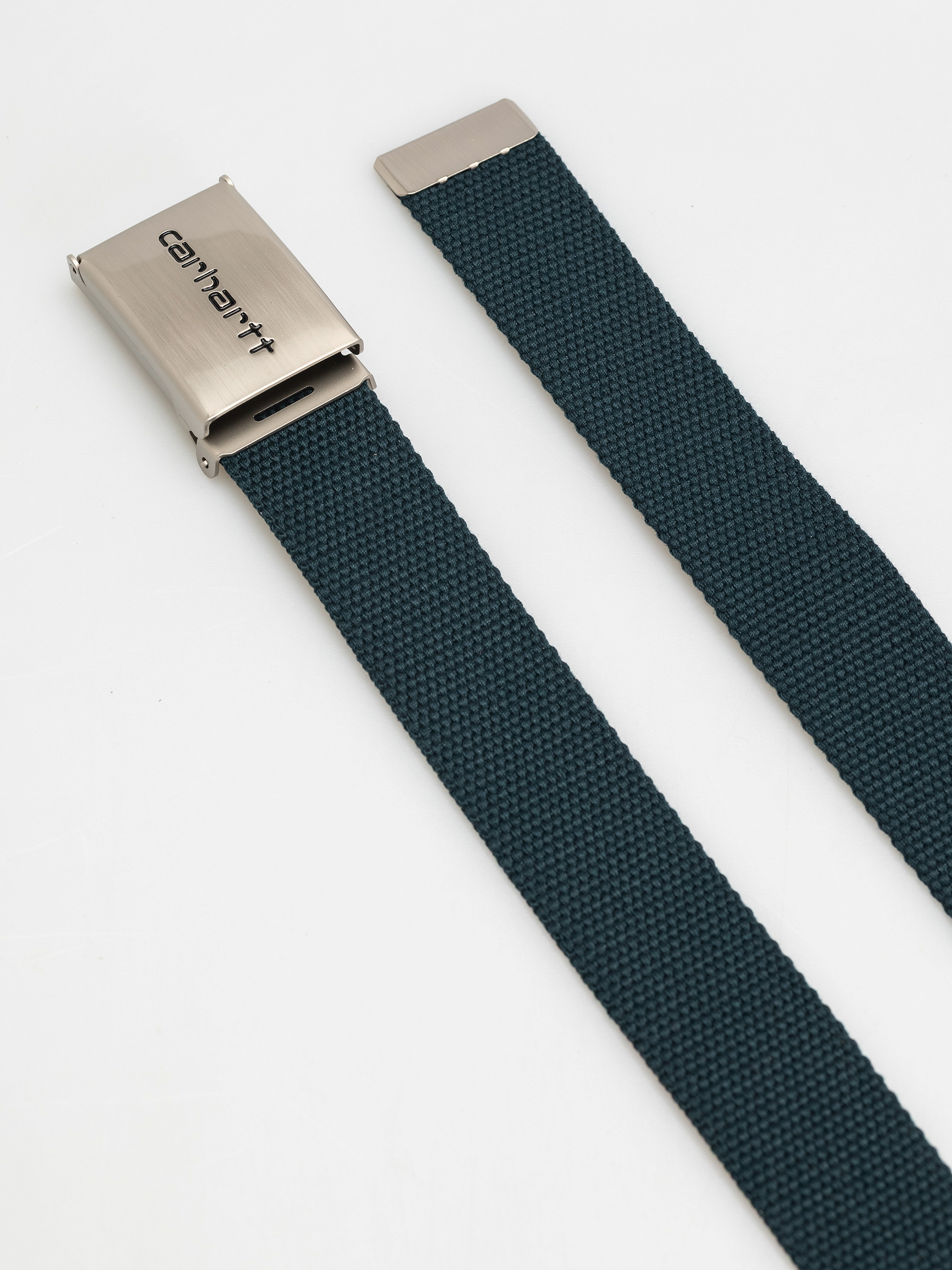 Carhartt WIP Clip Chrome Belt (deep lagoon)