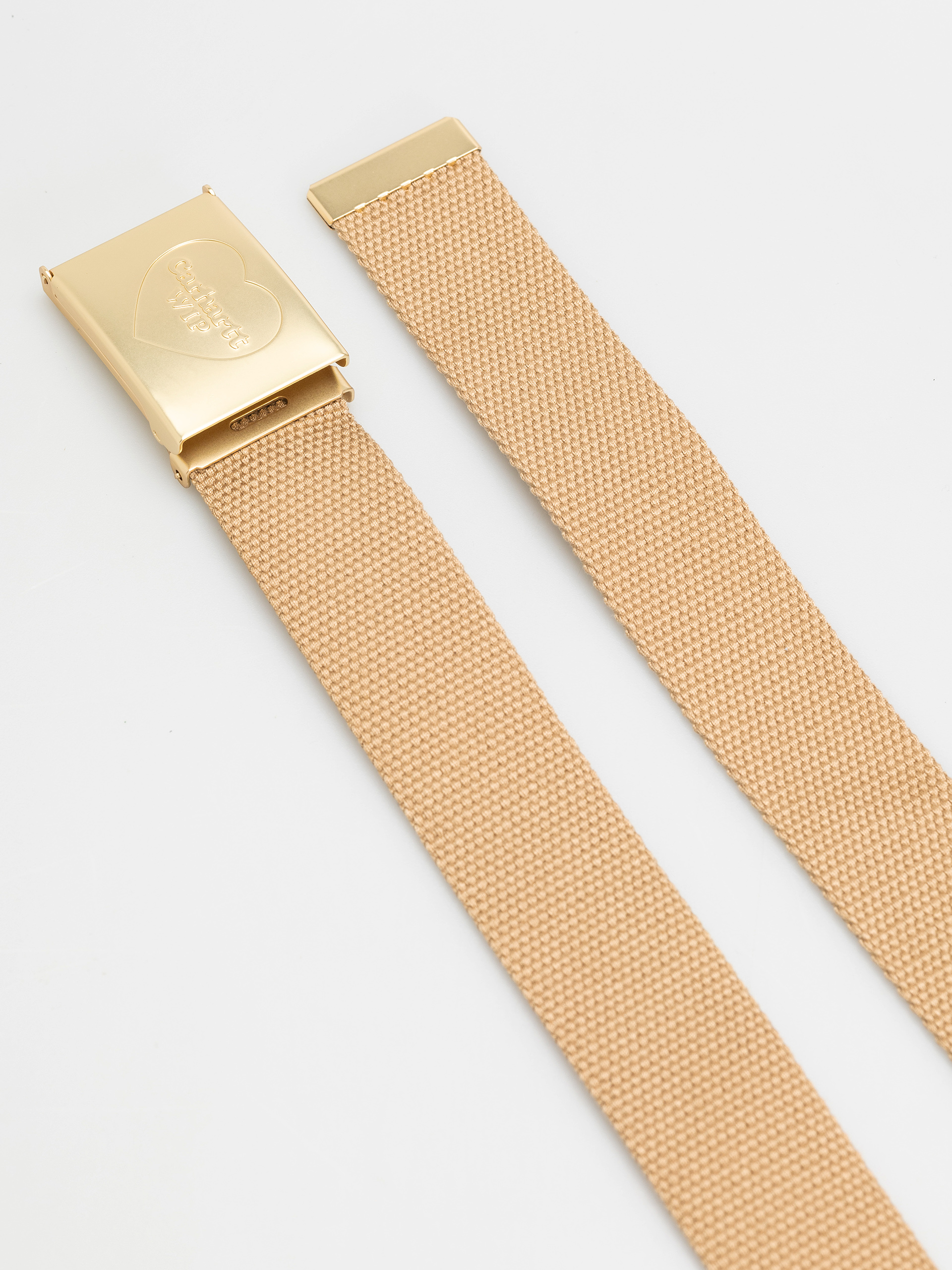 Carhartt WIP Heart Clip Belt (dusty h brown/gold)