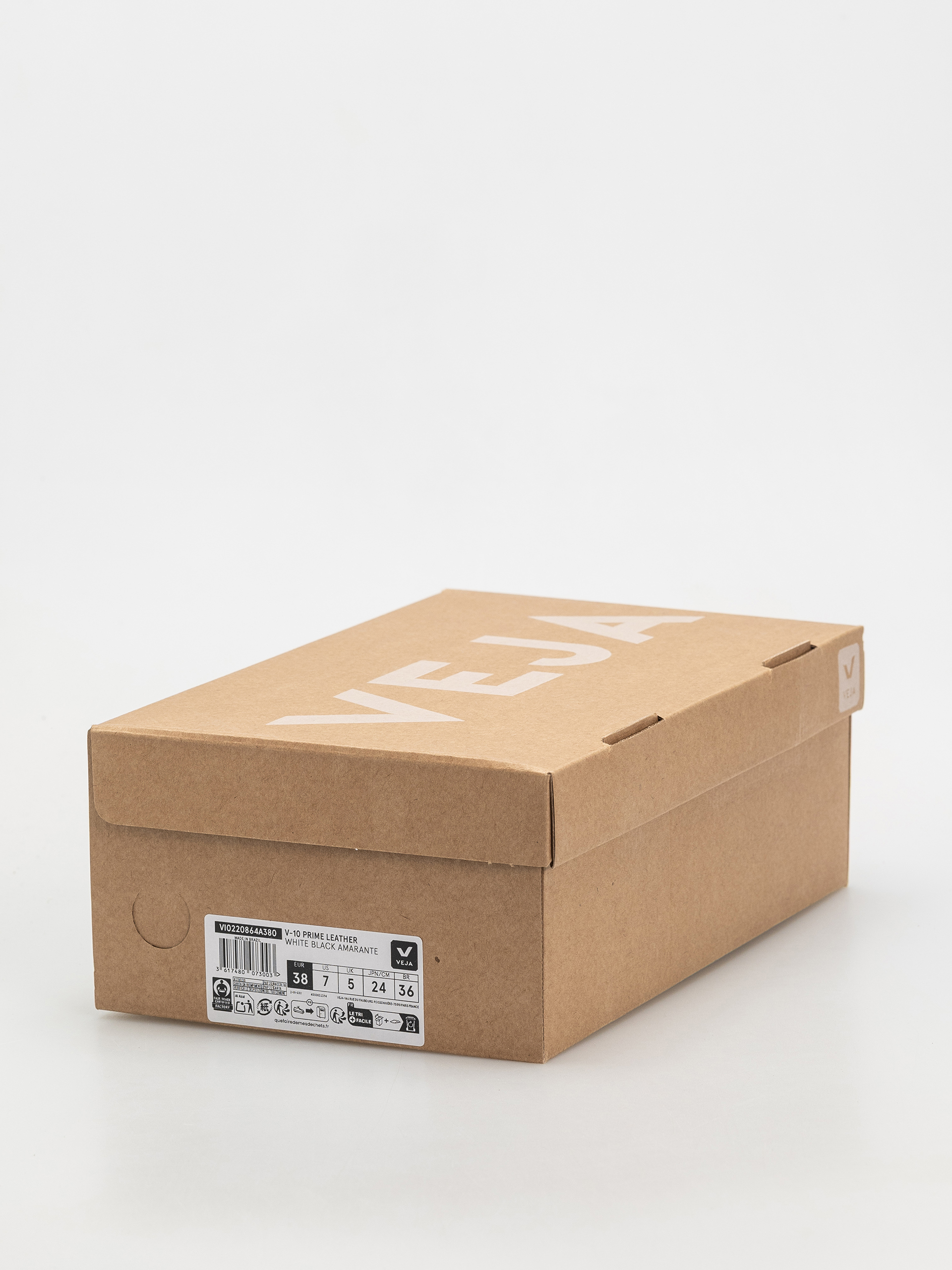 Veja V-10 Schuhe Wmn (white black amarante)
