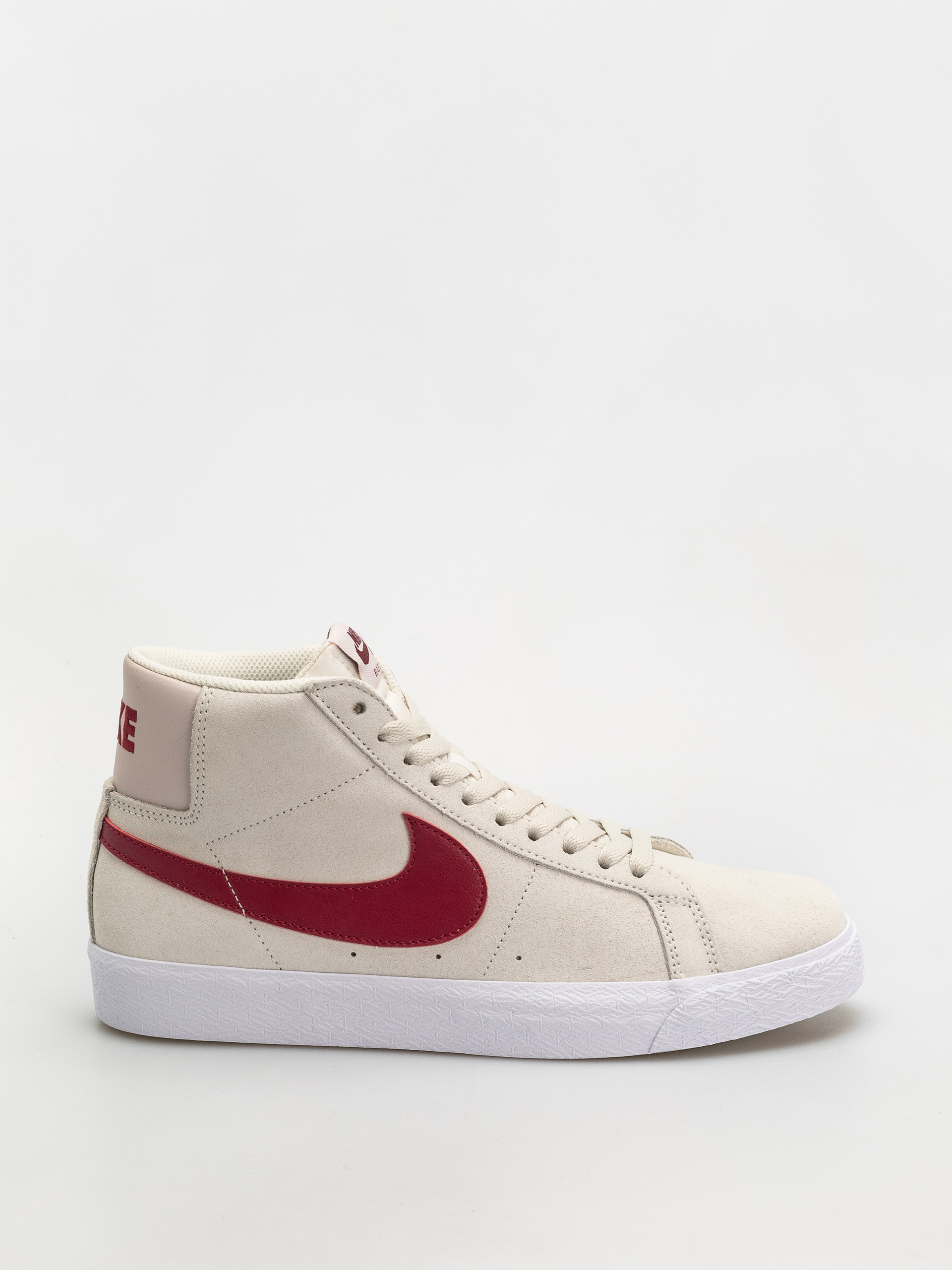Nike SB Zoom Blazer Mid Shoes (pale ivory/noble red silt red white)