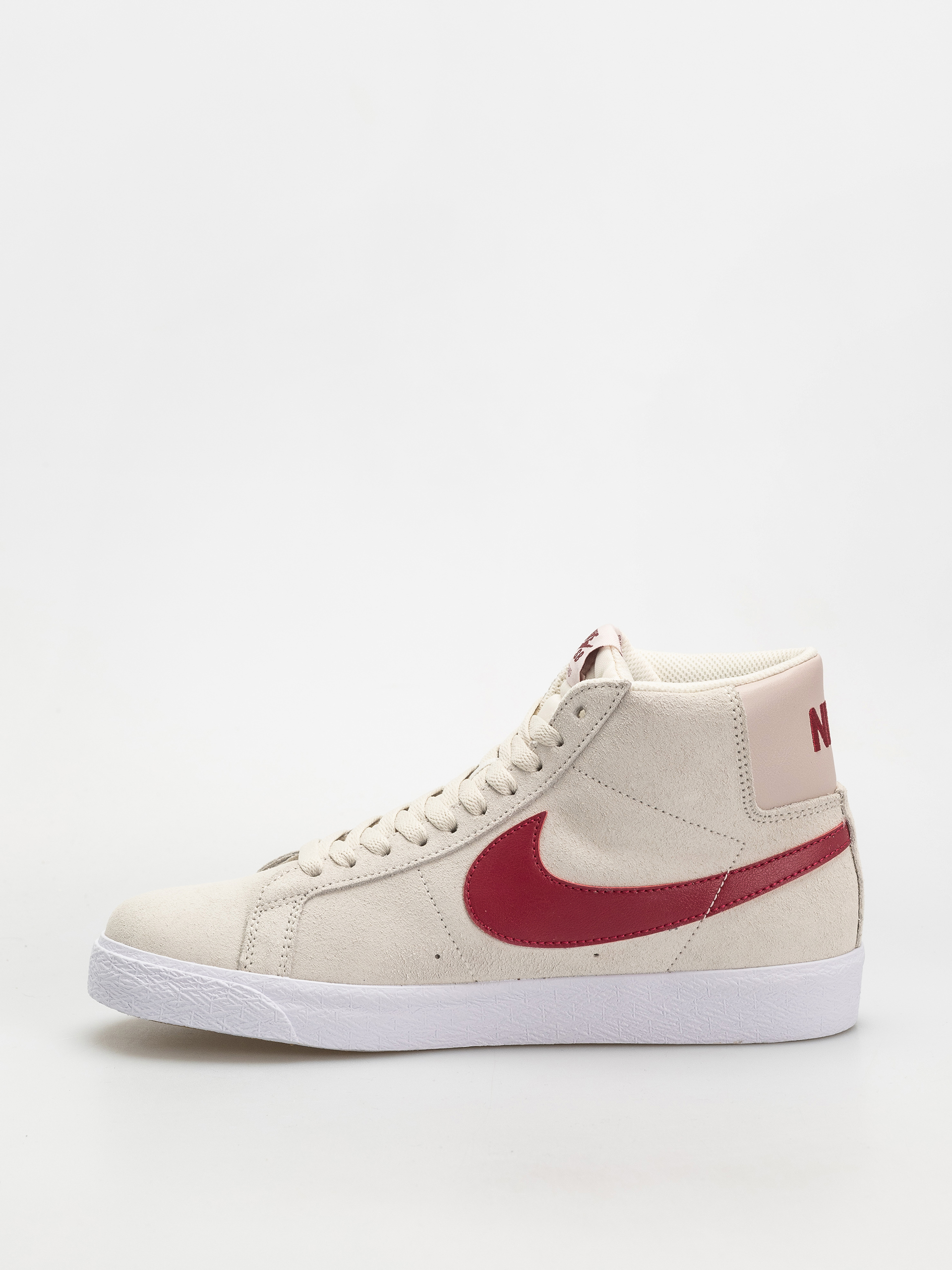 Nike SB Zoom Blazer Mid Schuhe (pale ivory/noble red silt red white)